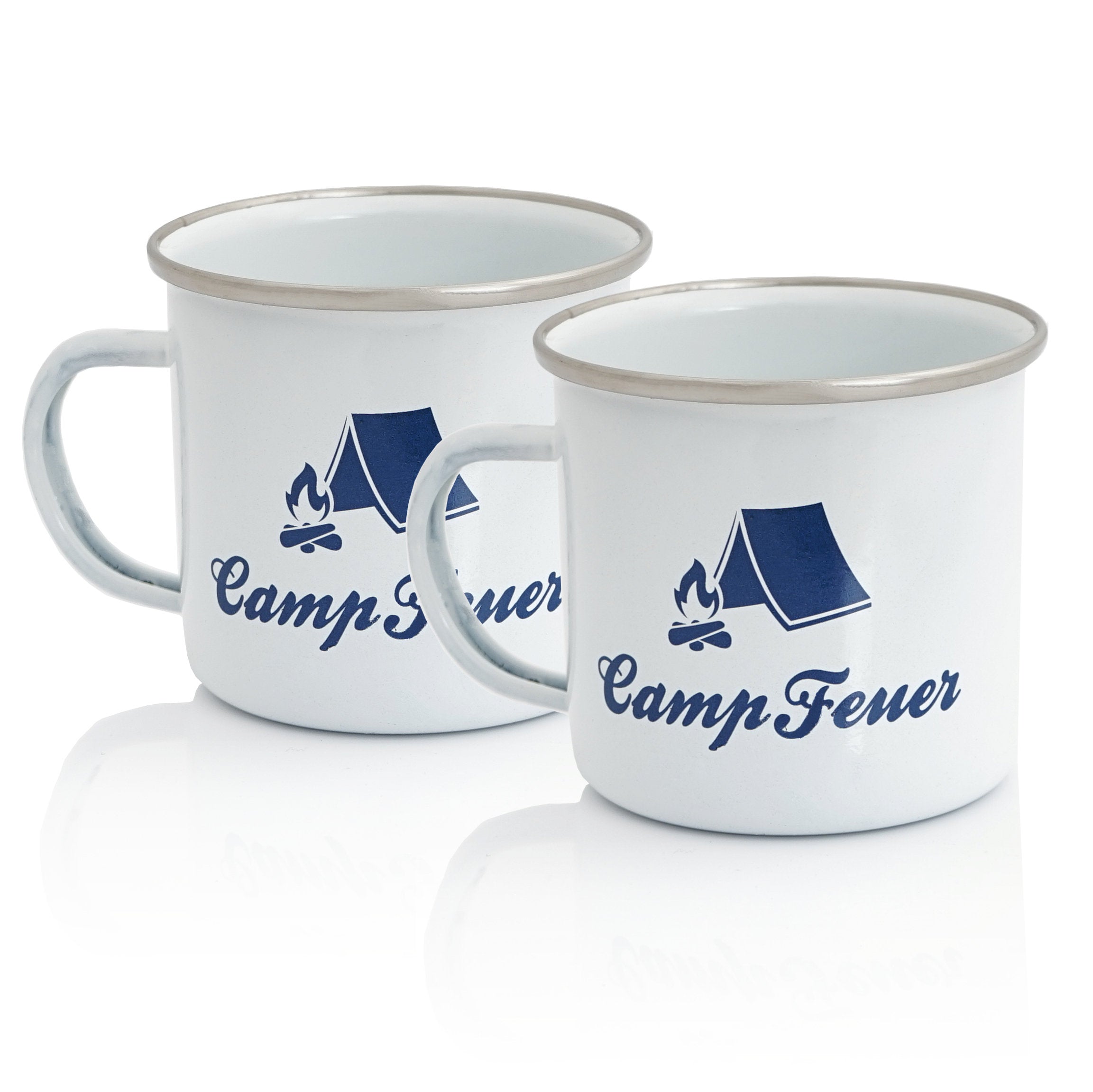 CampFeuer cana emailata 350 ml camping 1 bucata