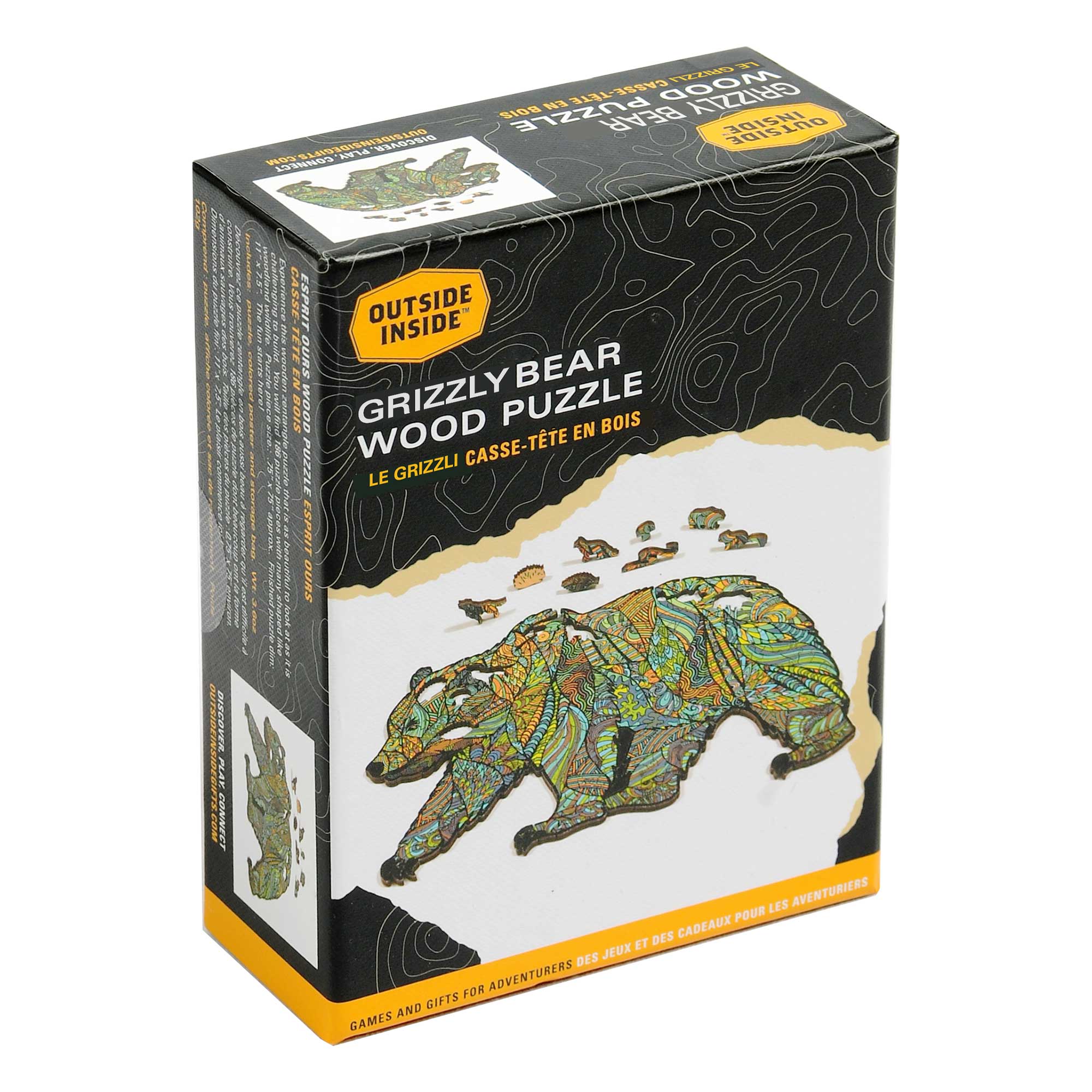 GSI Outdoors Grizzly Bear puzzle lemn 188 piese