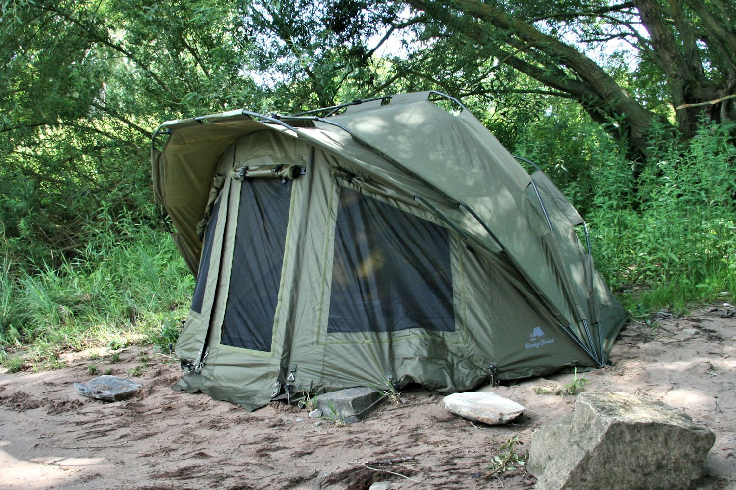 CampFeuer Hurricane cort pescuit 2 persoane impermeabil 10000 mm