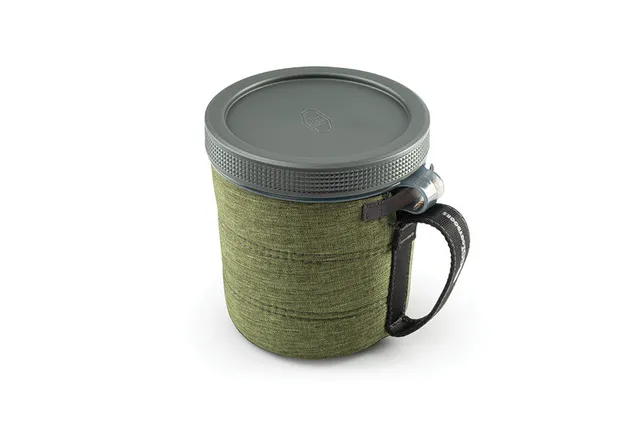 GSI Outdoors Fairshare Mug II cana camping gradata cu maneca