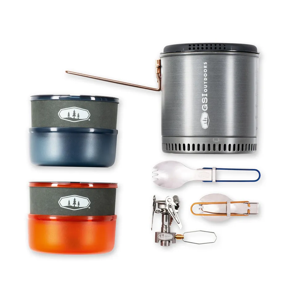 GSI Outdoors Halulite Dualist HS set oale camping 2 persoane