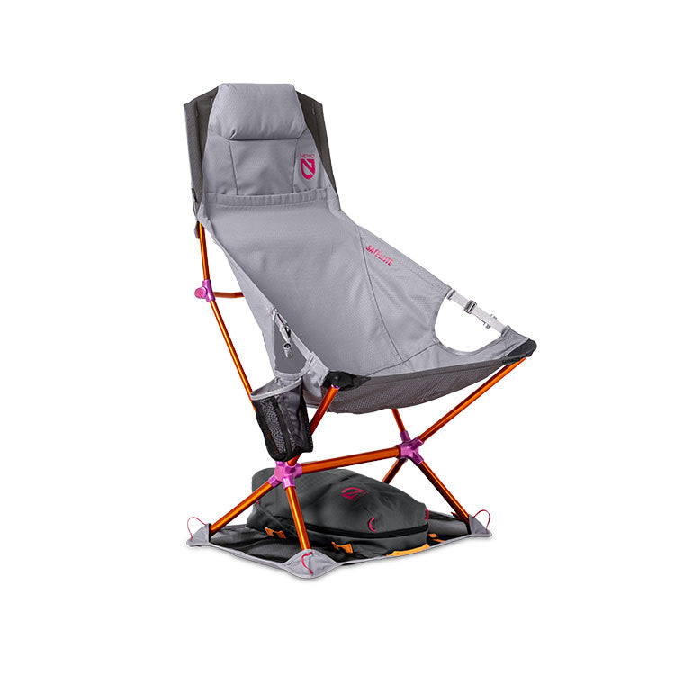 Nemo Satellite scaun camping reclinabil gri Quicksilver