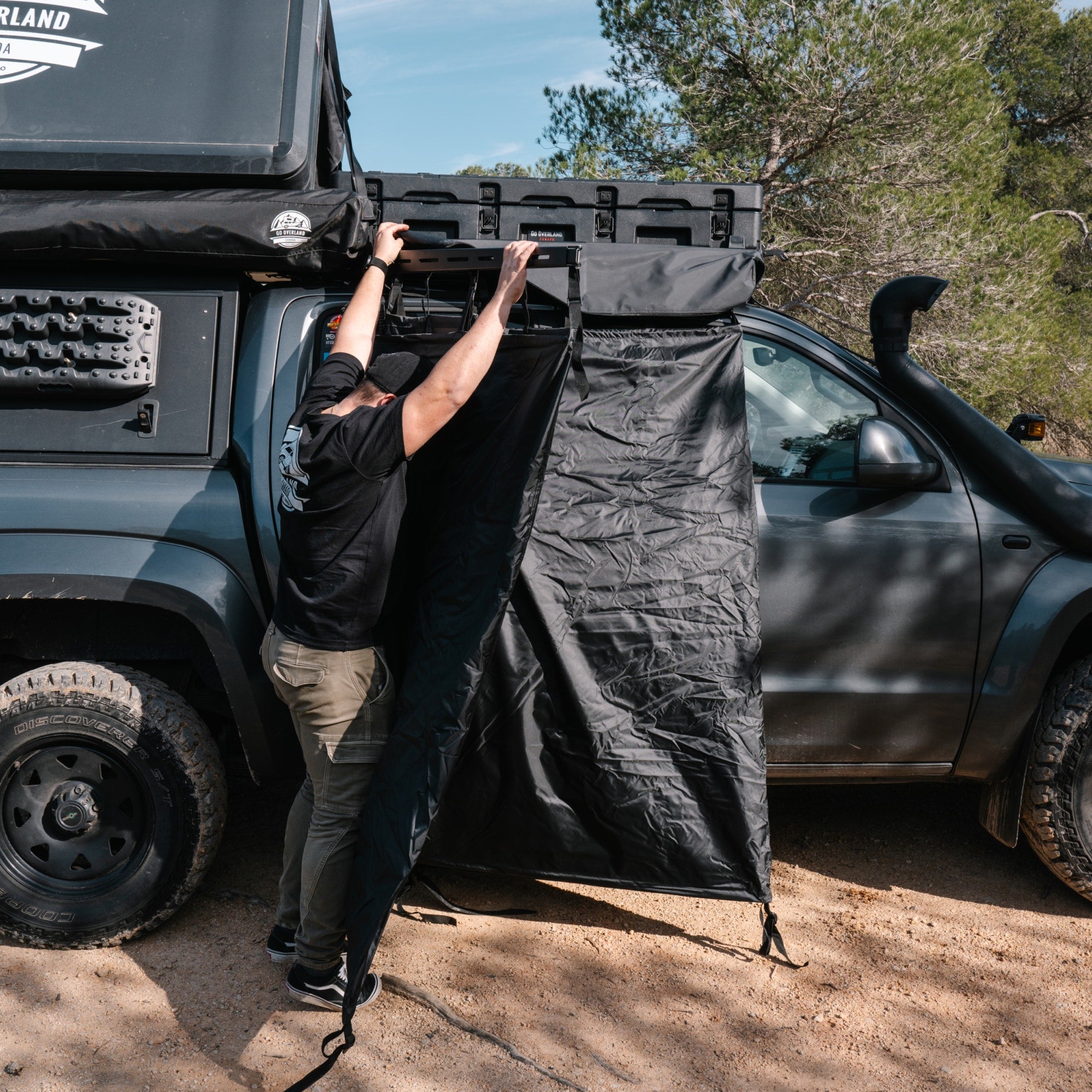 GO OVERLAND cabina dus cort 200 cm PU 5000 mm