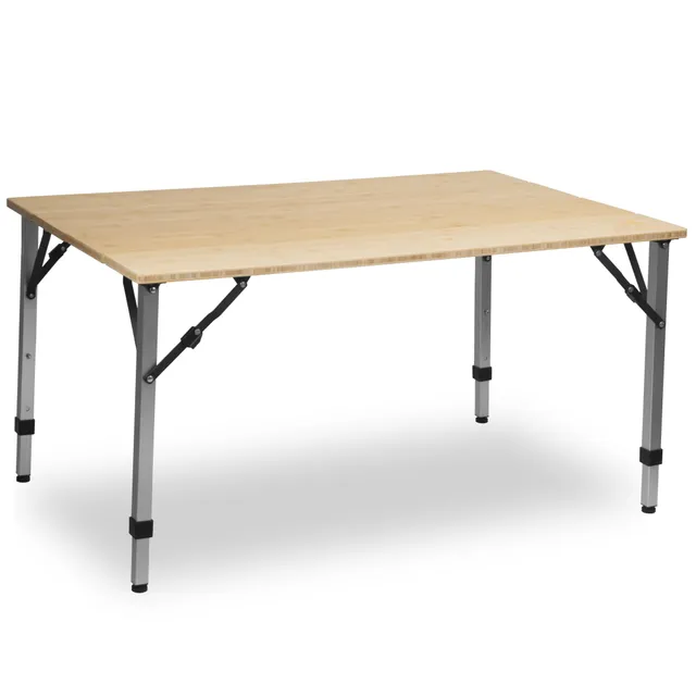 CampFeuer masă camping bambus pliabilă 100x65 cm 50 kg
