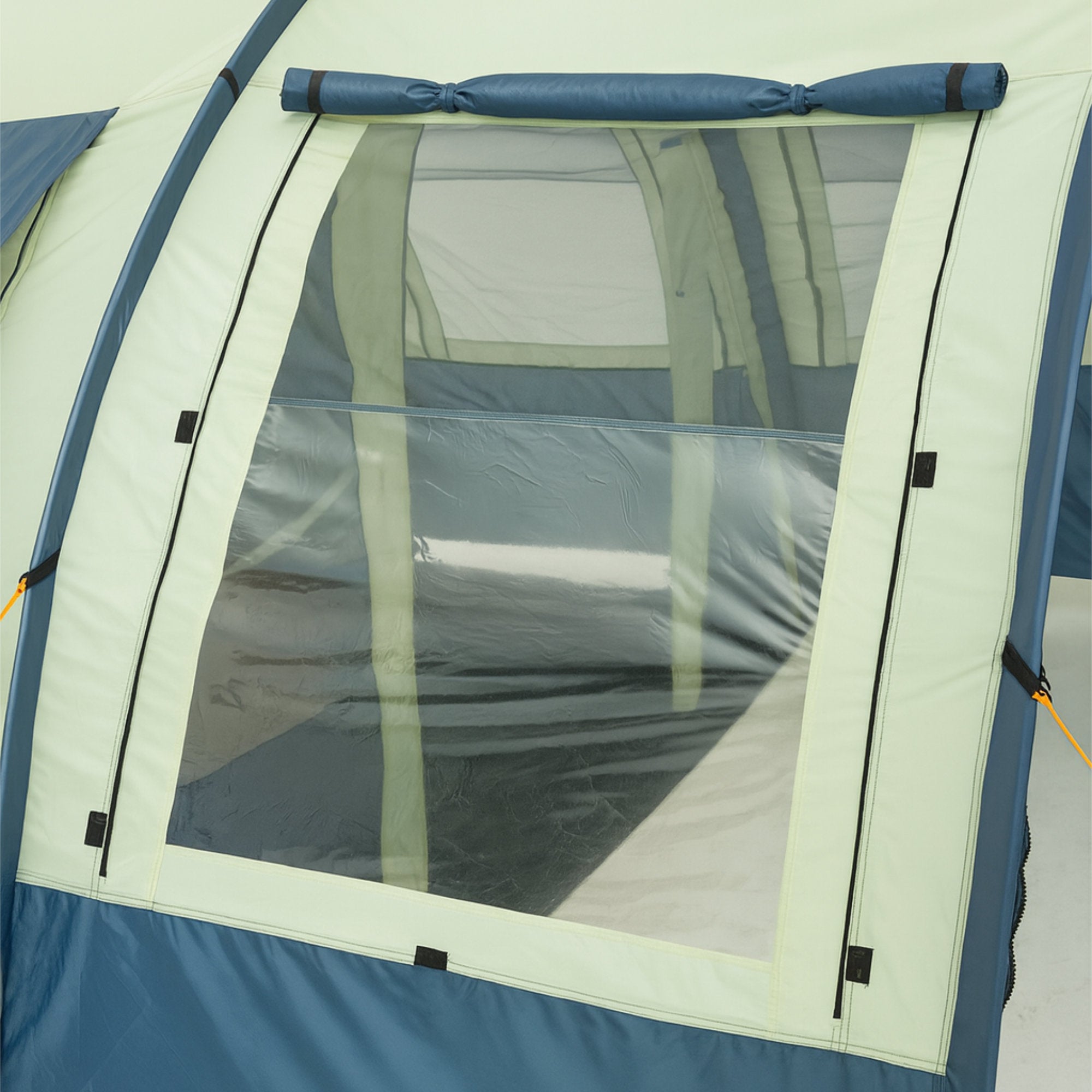 CampFeuer Multi cort tunel 4 persoane albastru/crem impermeabil