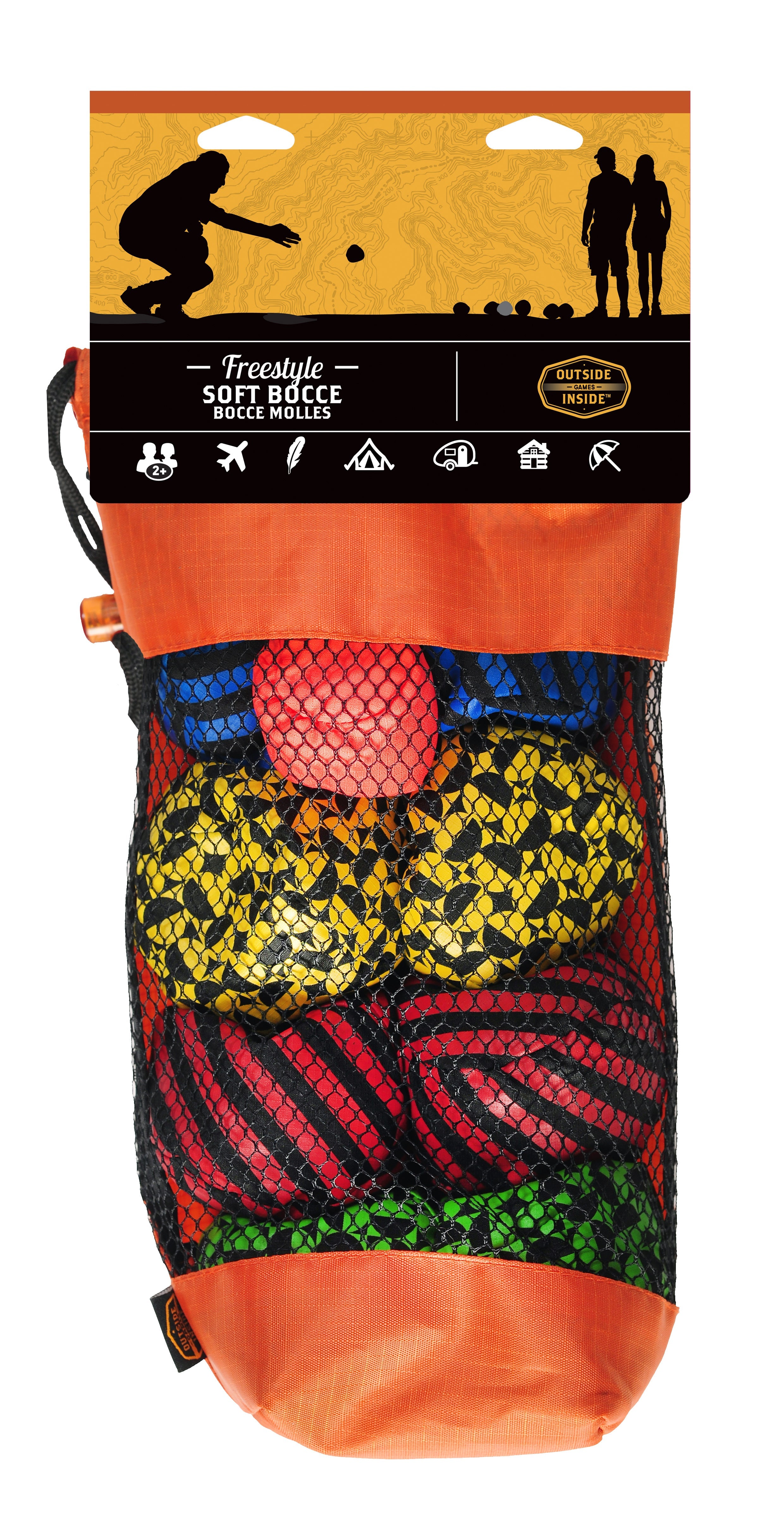GSI Outdoors Freestyle Soft Bocce Ball joc bocce 9 piese