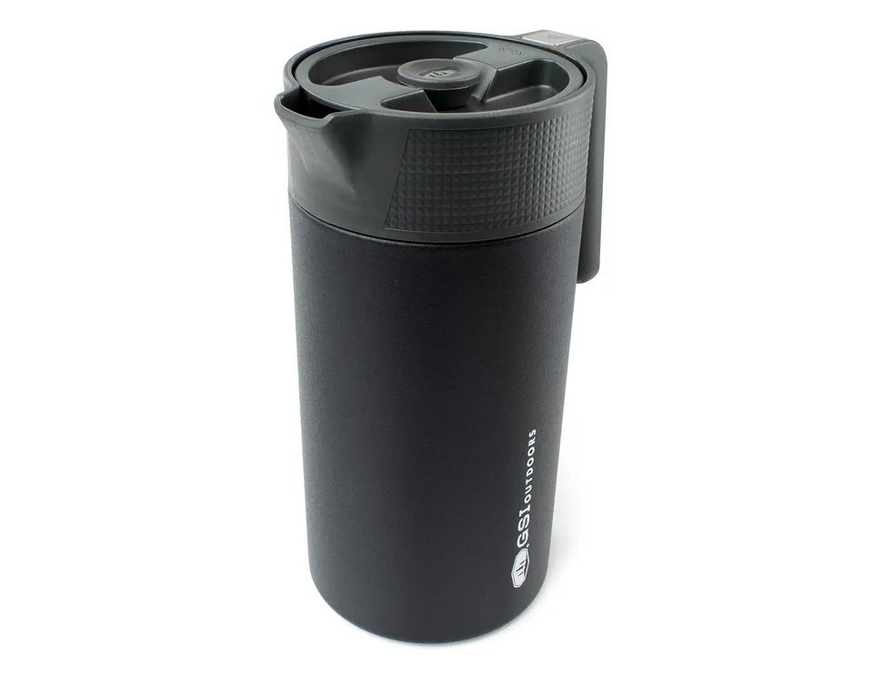 GSI Outdoors Glacier JavaPress presa cafea inox neagra