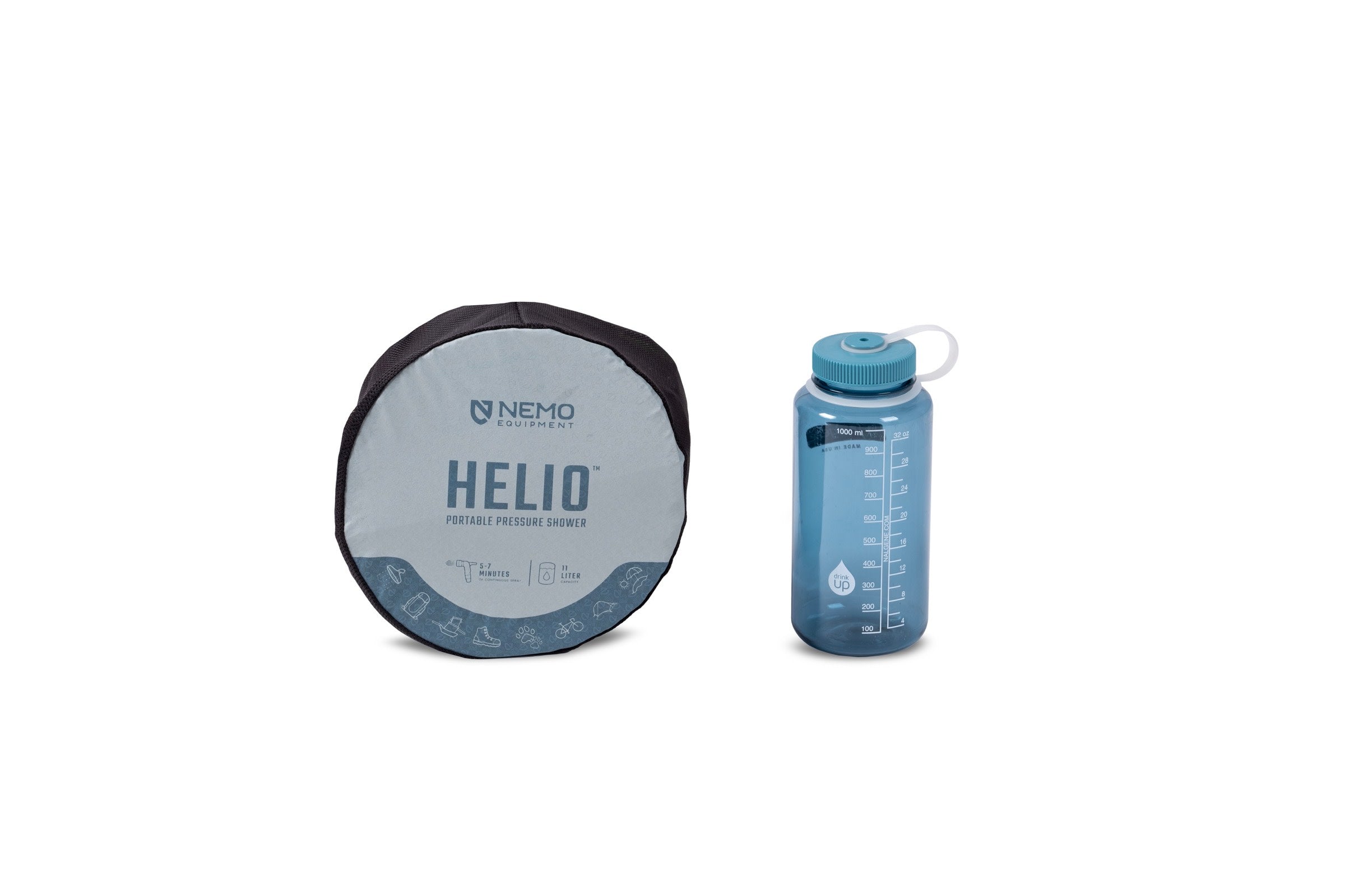 Nemo Helio duș portabil 11,3L pompă picnicior