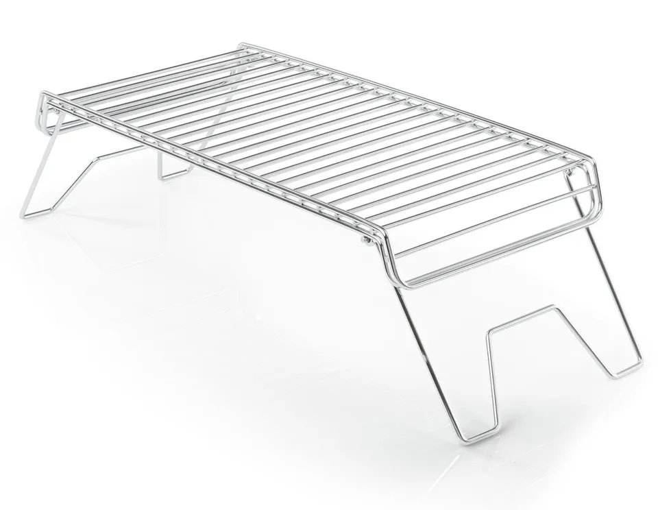 GSI Outdoors gratar pliabil foc tabara inox rezistent