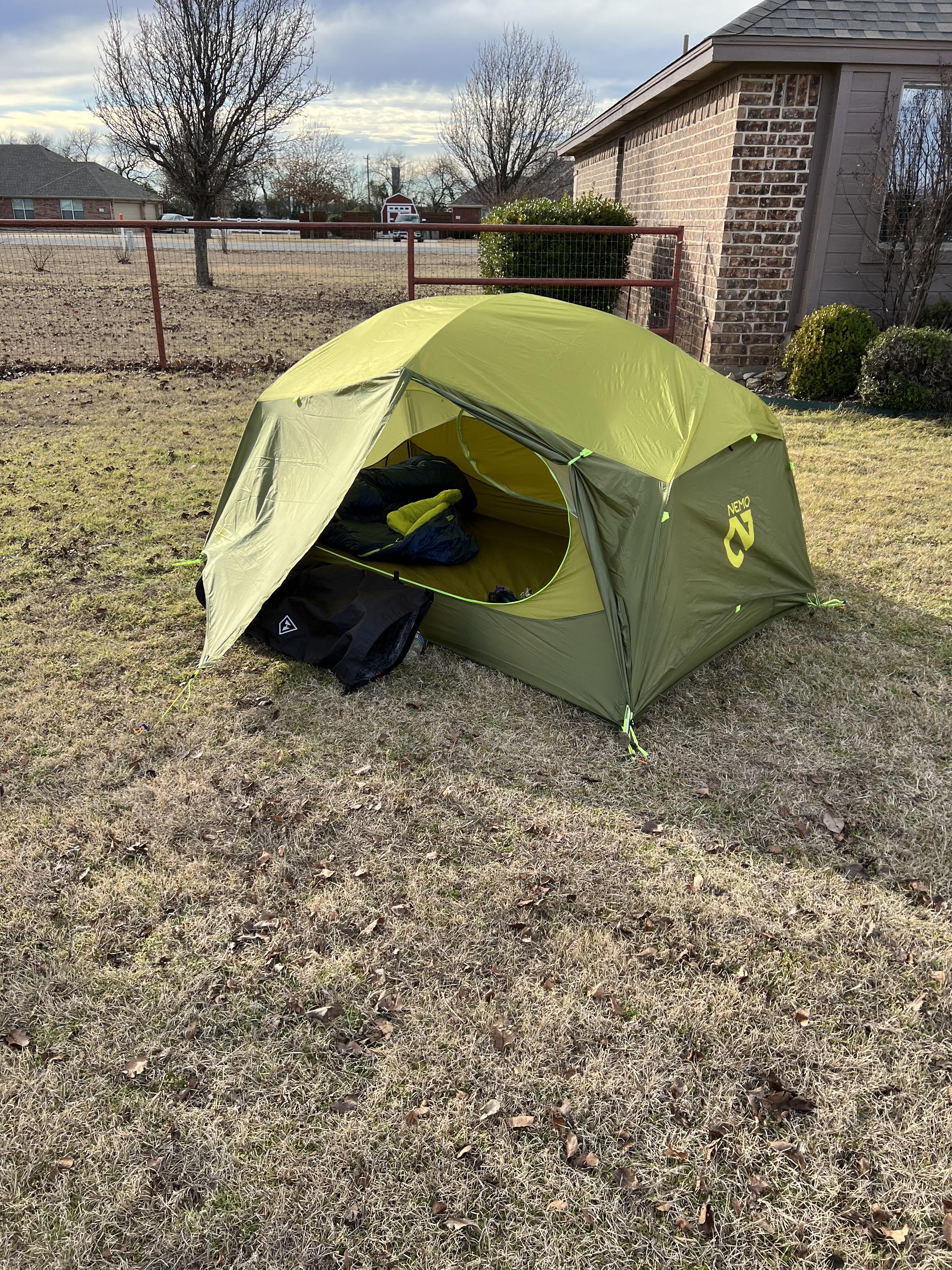 Nemo Aurora cort backpacking 2 persoane + footprint ușor