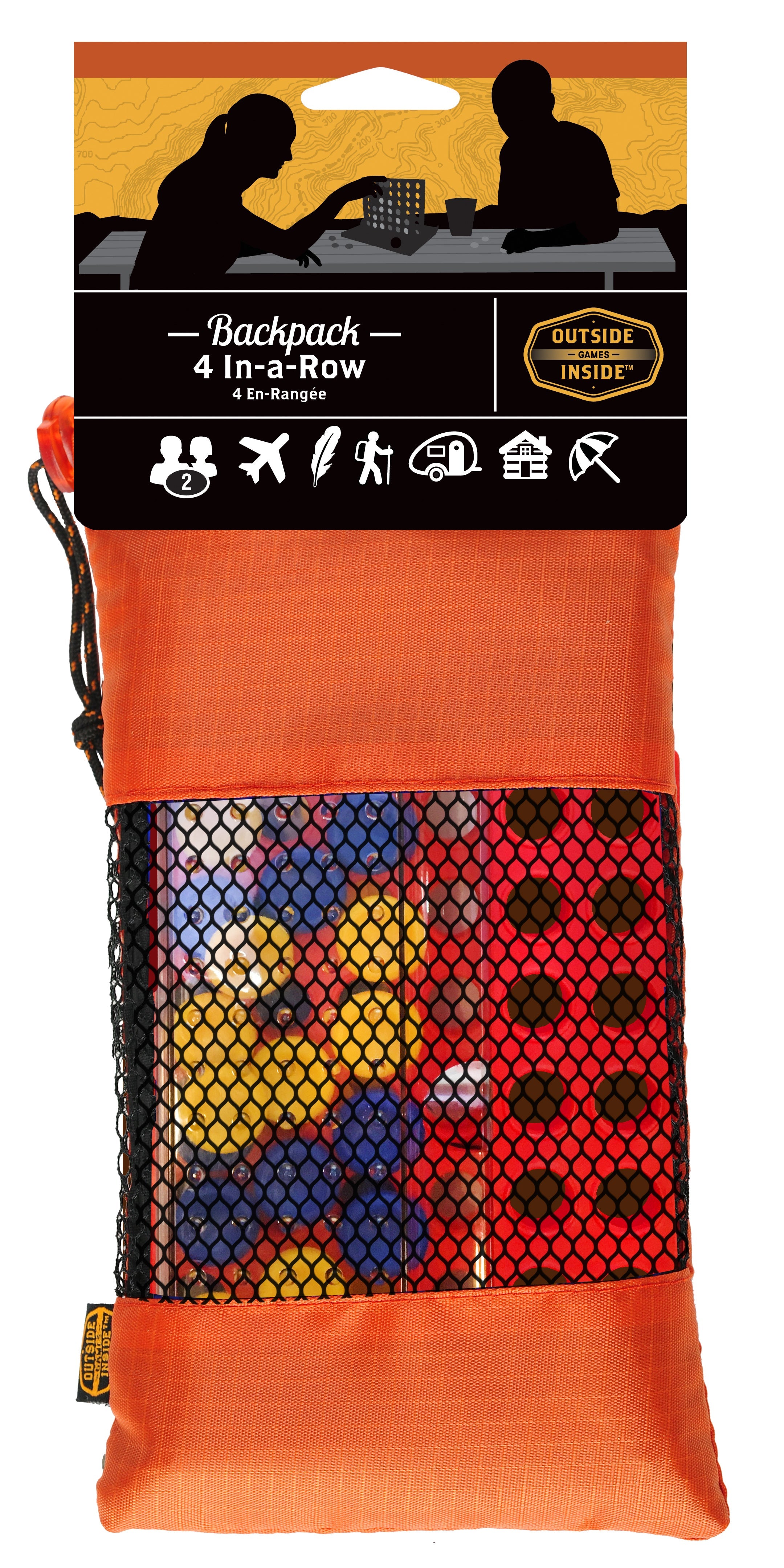 GSI Outdoors Backpack 4 In-a-Row joc 4 în linie