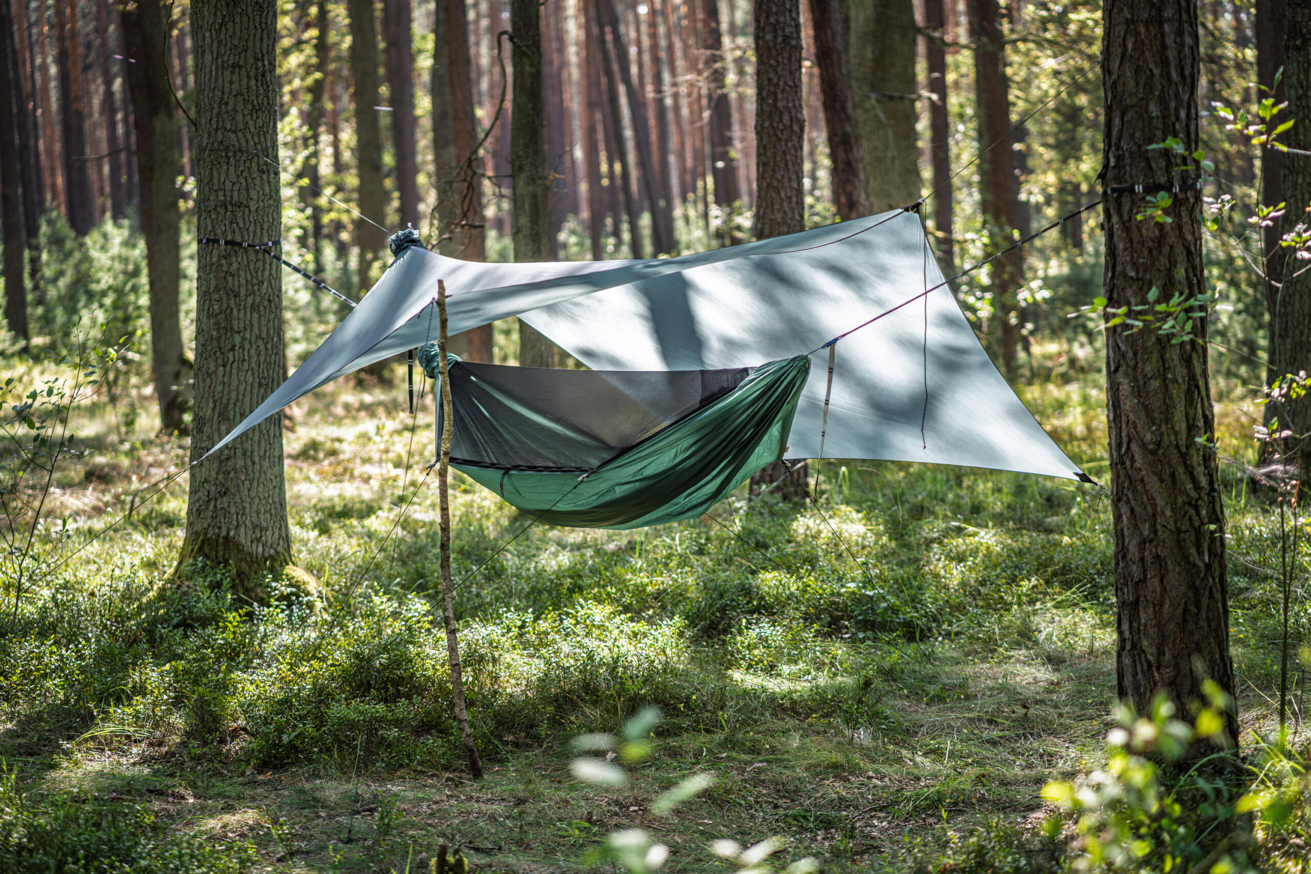 Lesovik DRAKA Silver Pine hamac cu plasă 250 kg
