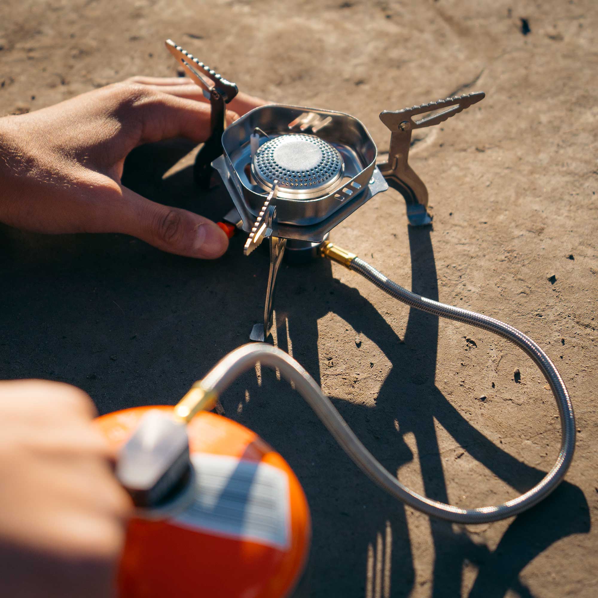 GSI Outdoors Glacier aragaz camping Remote piezo 11000 BTU