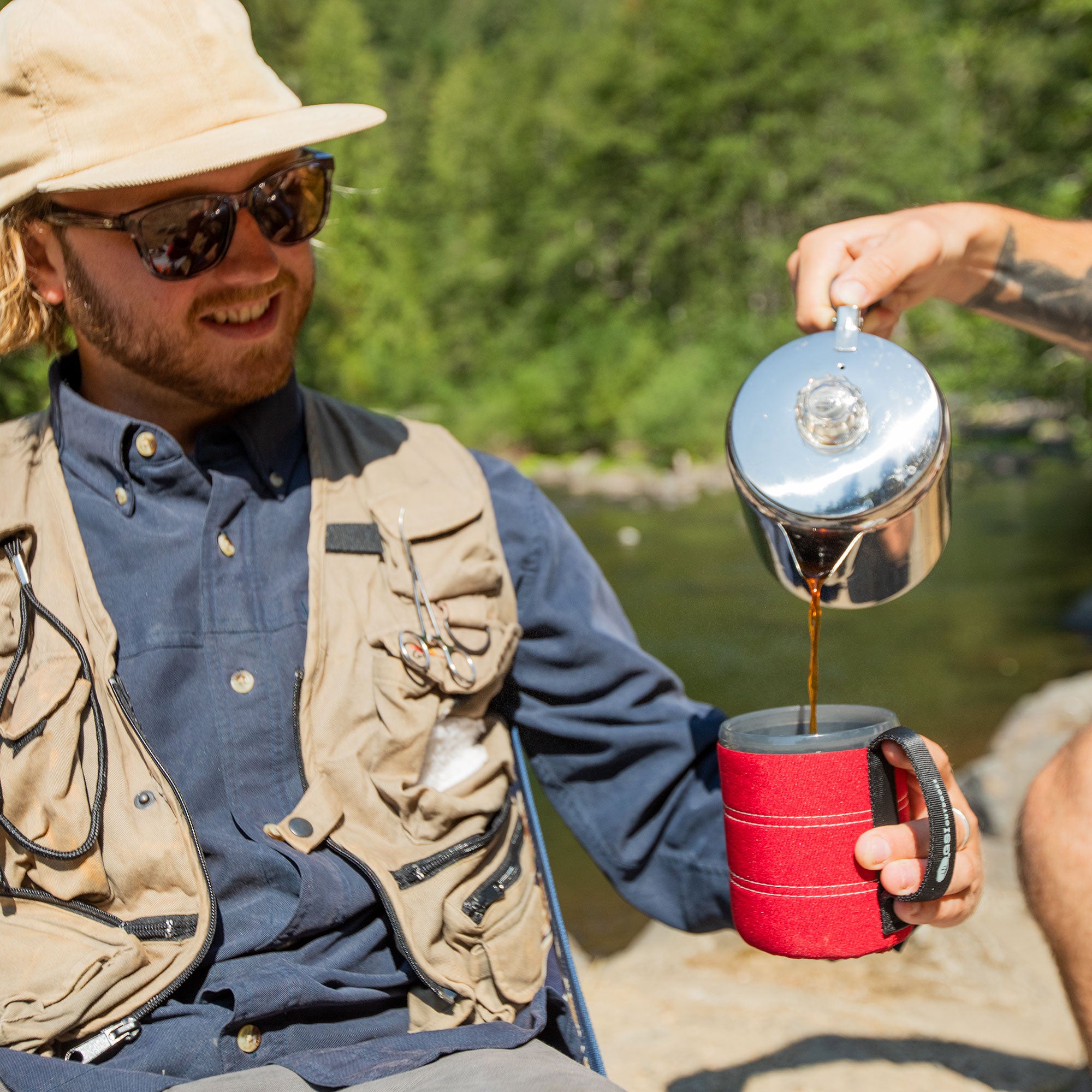GSI Outdoors Glacier percolator cafea inox 6 cesti