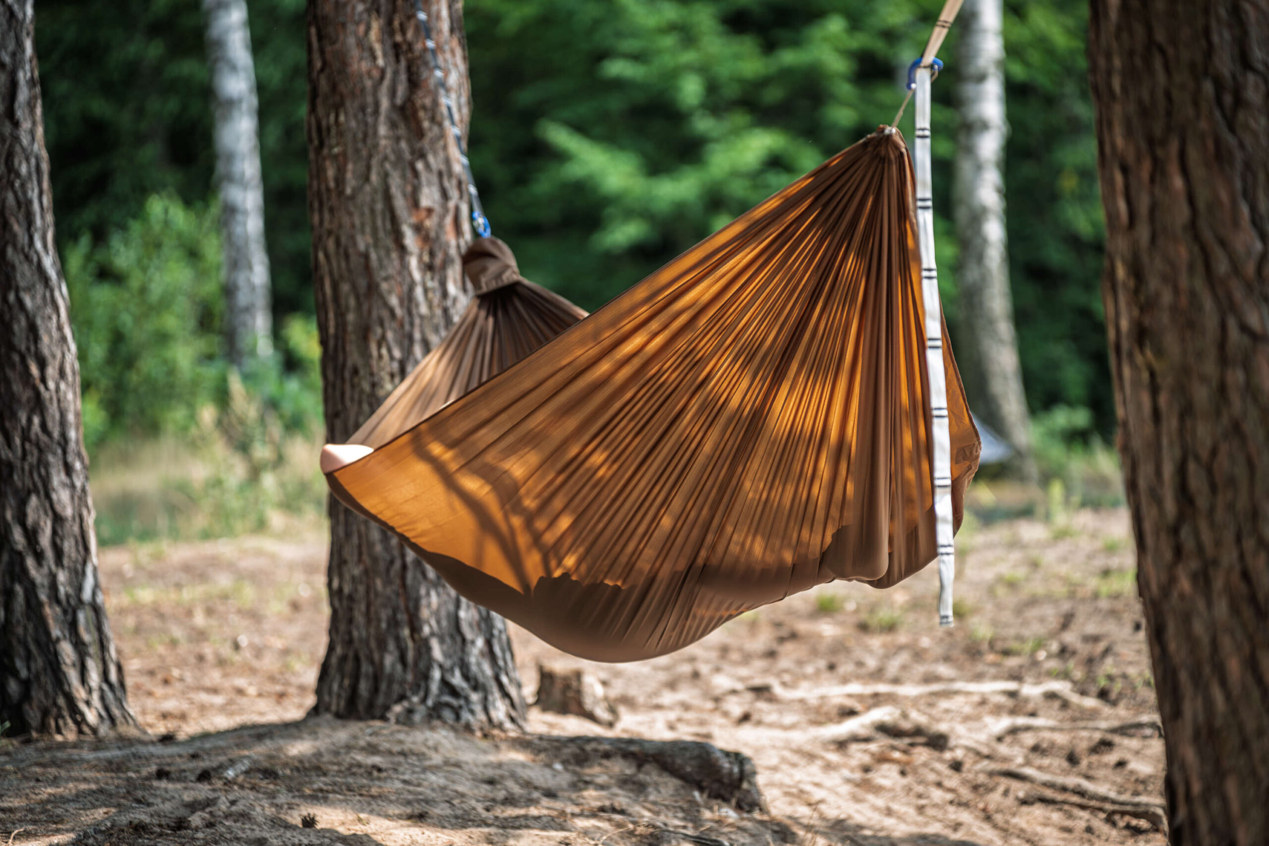 Lesovik Bystry Choco Root hamac nylon 330 cm maro