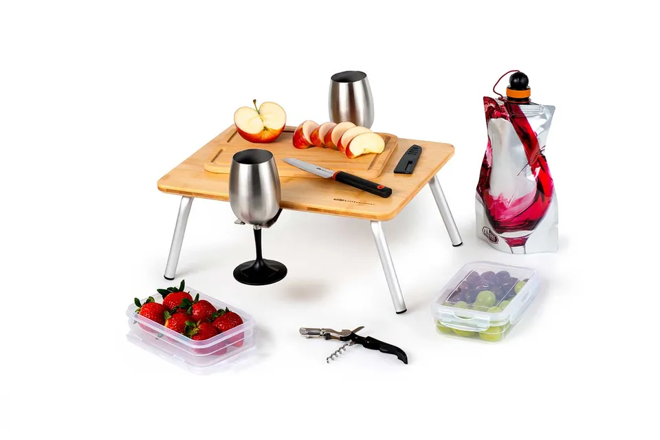 GSI Outdoors Gourmet set picnic 2 persoane cu masă