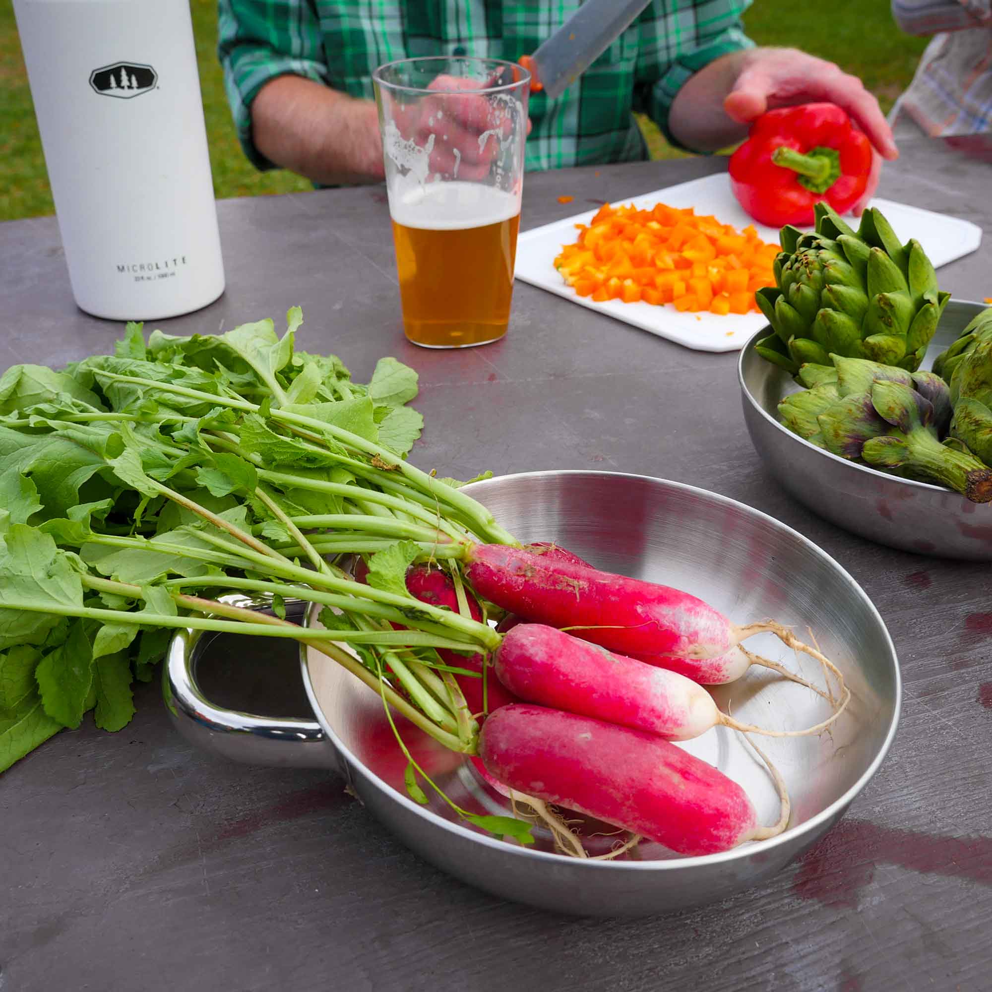 GSI Outdoors Glacier Stainless Bowl bol inox cu maner