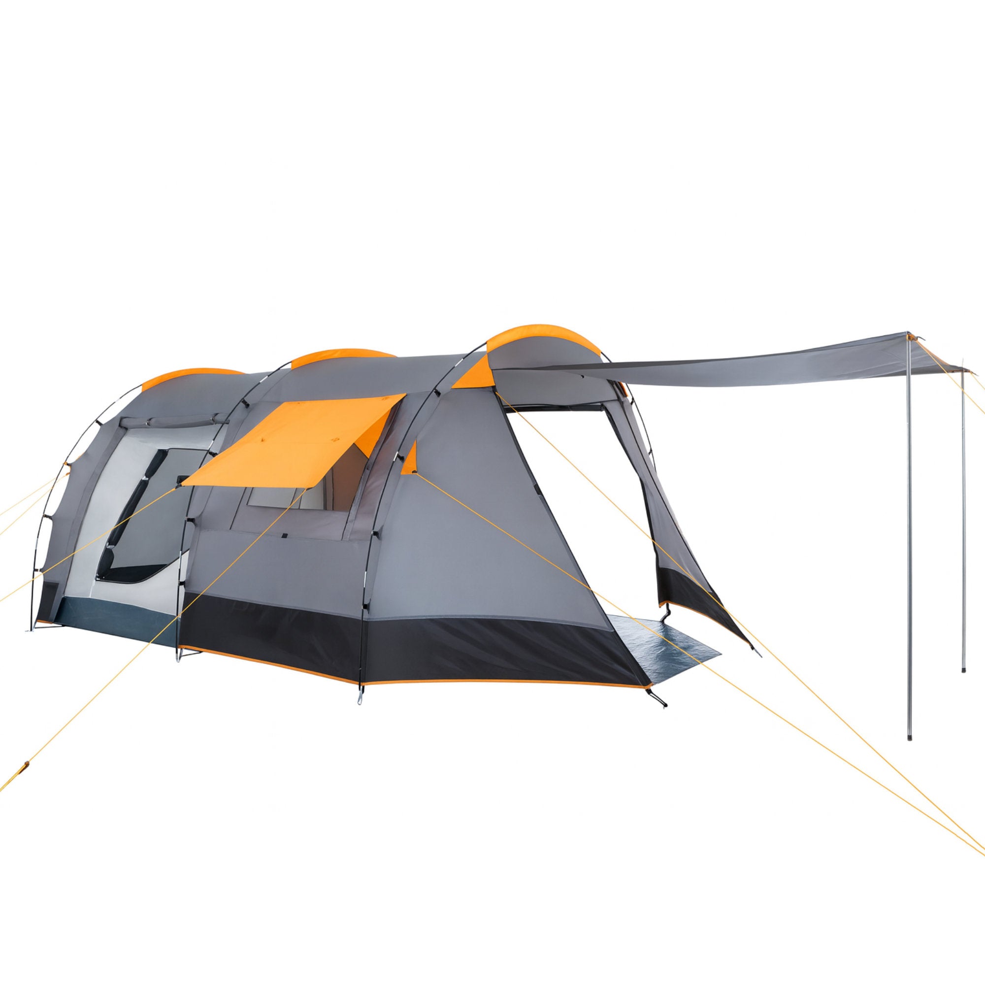 CampFeuer Super+ cort tunel 4 persoane gri 3000 mm