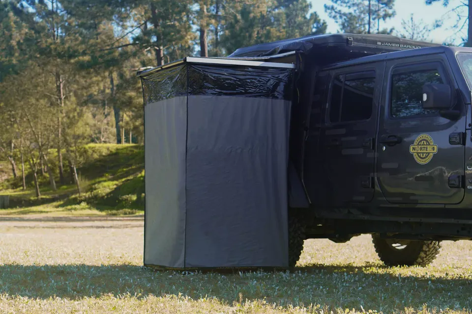 James Baroud Falcon Shower cort dus camping