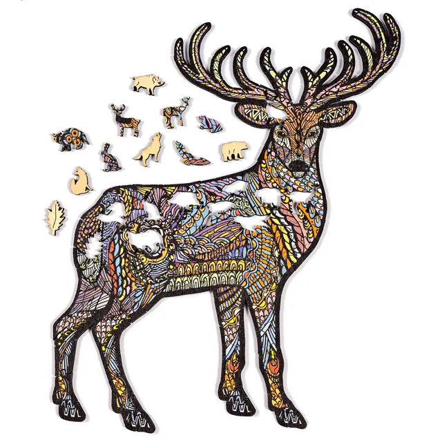 GSI Outdoors Whitetail Deer puzzle lemn 188 piese