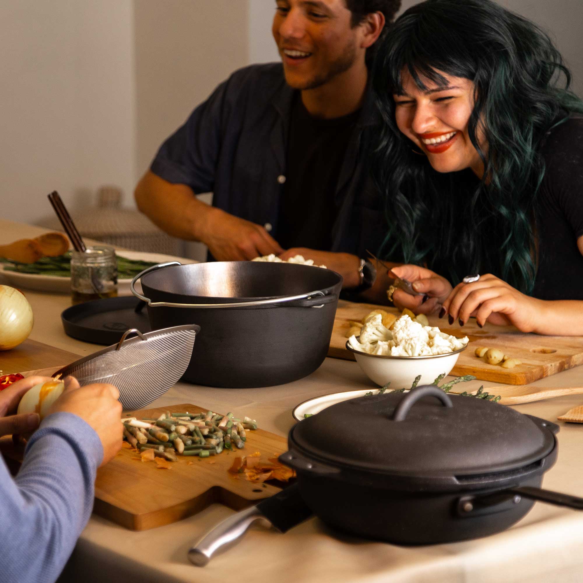 GSI Outdoors Guidecast Dutch Oven Fonta 5QT 7QT Usor