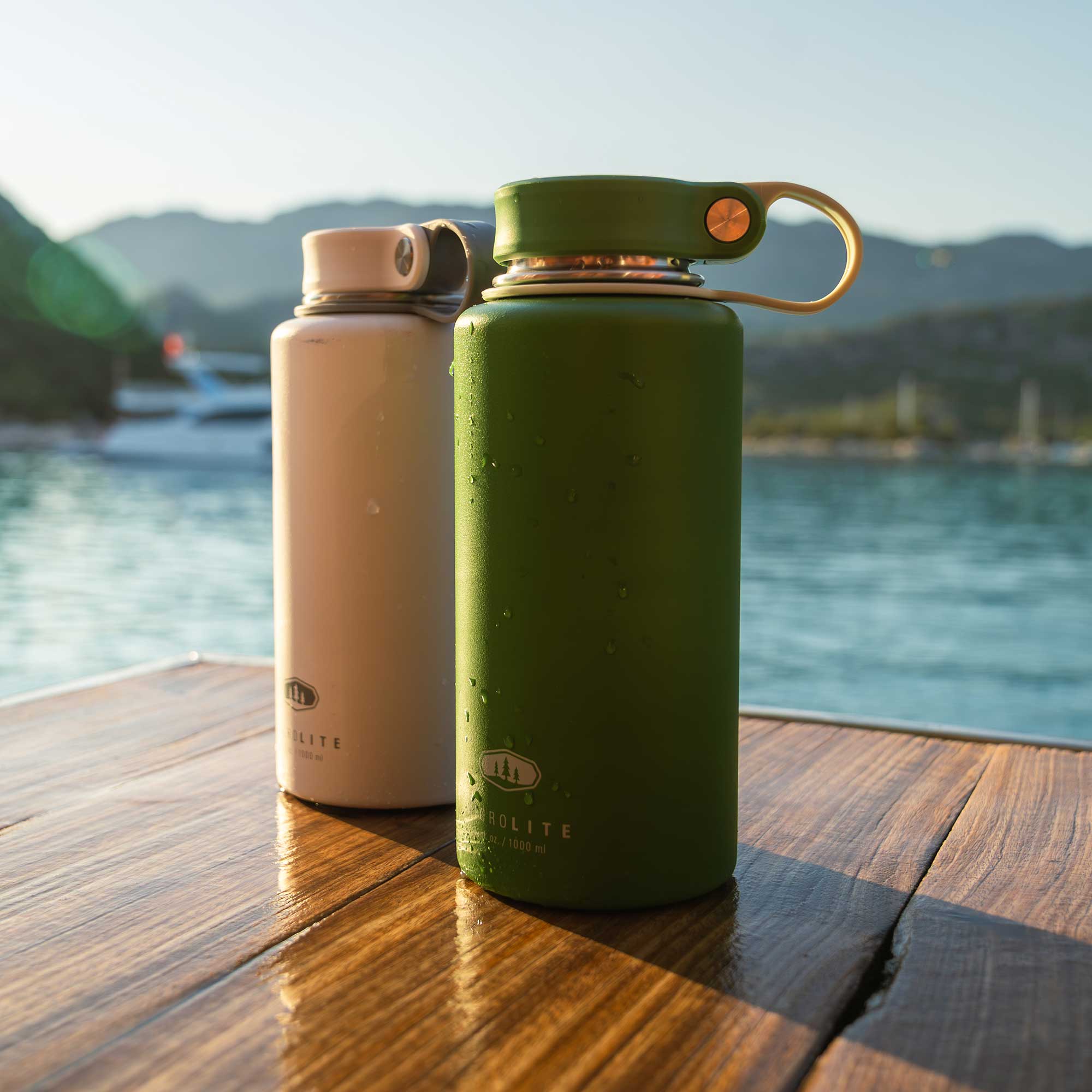 GSI Outdoors MicroLite 1000 Twist bidon termic 1L Jade