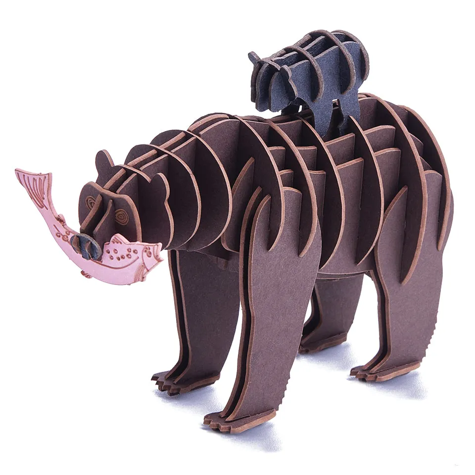 GSI Outdoors Fishing Bears puzzle 3D carton