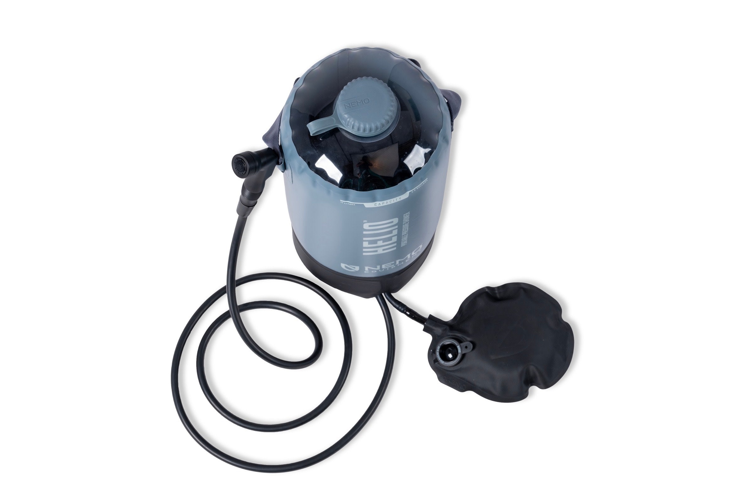 Nemo Helio duș portabil 11,3L pompă picnicior