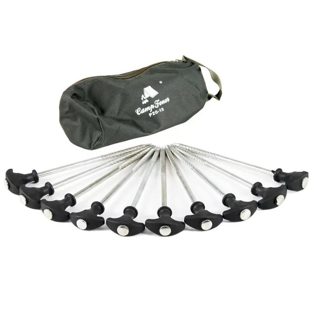 CampFeuer Cuie Cort T-Pegs 20cm Oțel 10 Buc