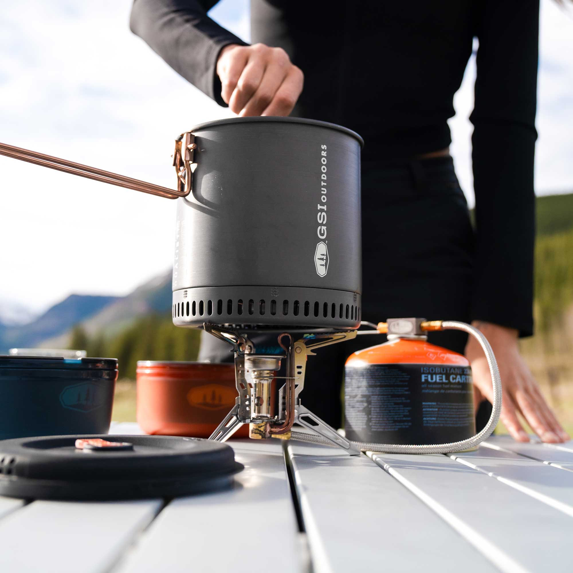 GSI Outdoors Halulite Dualist HS set oale camping 2 persoane