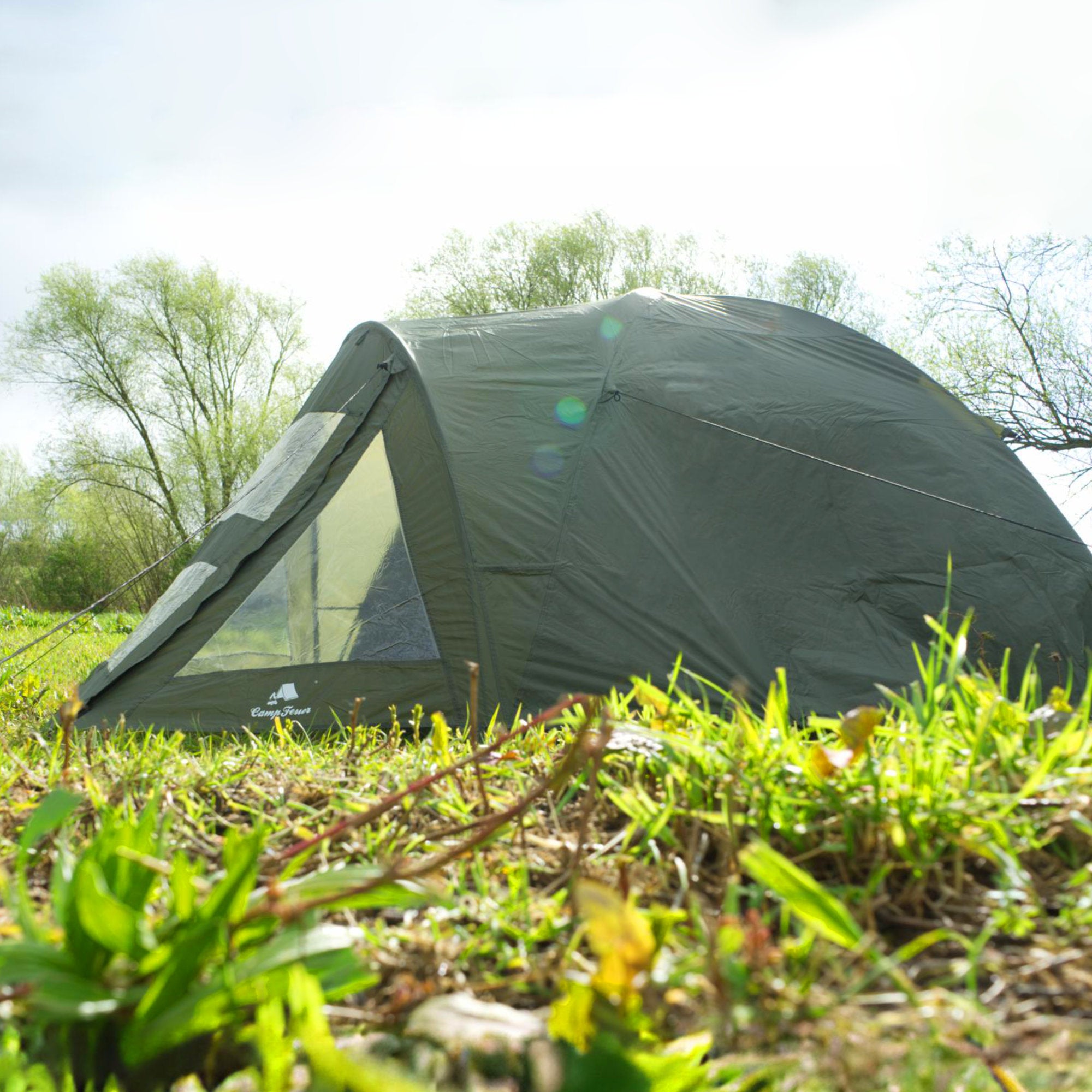 CampFeuer Flash cort pescuit 2 persoane verde 2000 mm