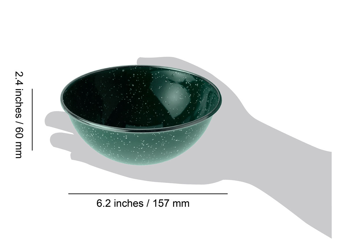 GSI Outdoors Pioneer bol emailat 5 inch pentru camping