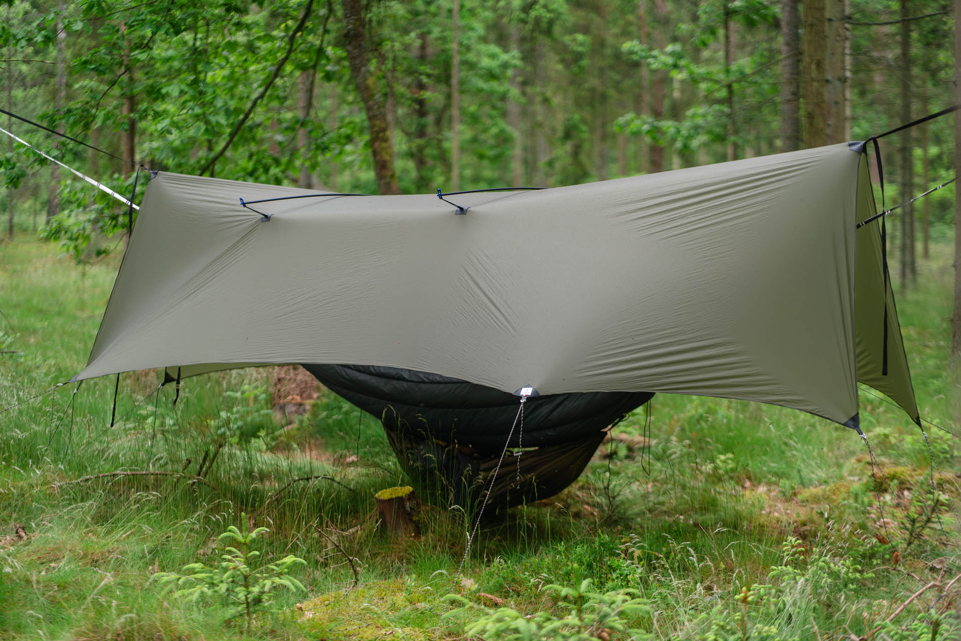Lesovik Boga Mayfly Green tarp iarna cu usi 420x300