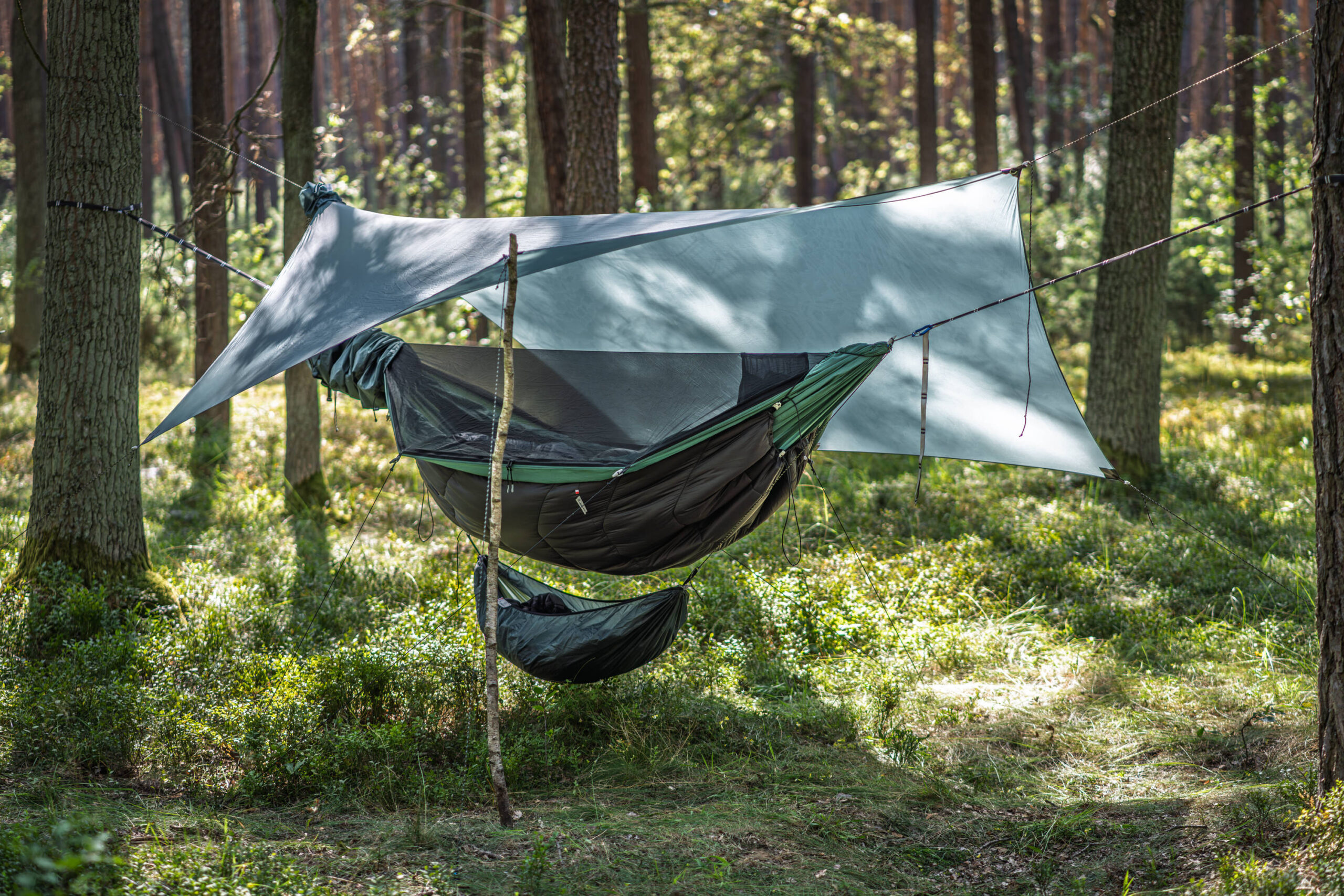 Lesovik DRAKA Silver Pine hamac cu plasă 250 kg