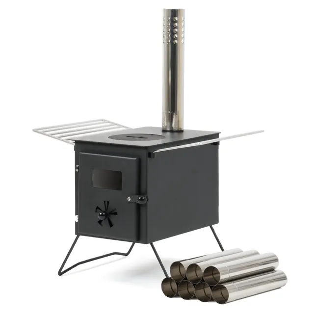 CampFeuer Zeltofen sobă cort pliabilă cu plită