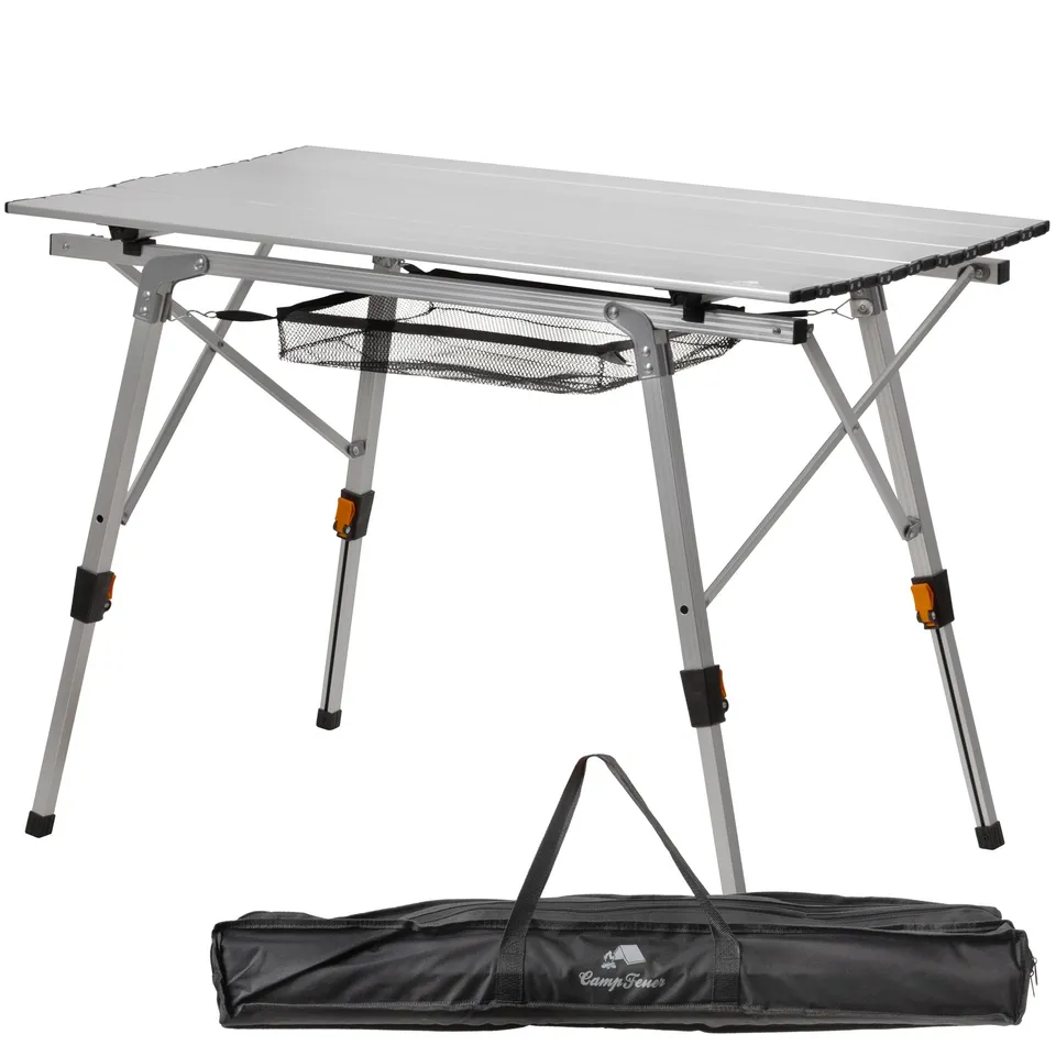 CampFeuer masă camping pliabilă 90,5x51,5 reglabilă
