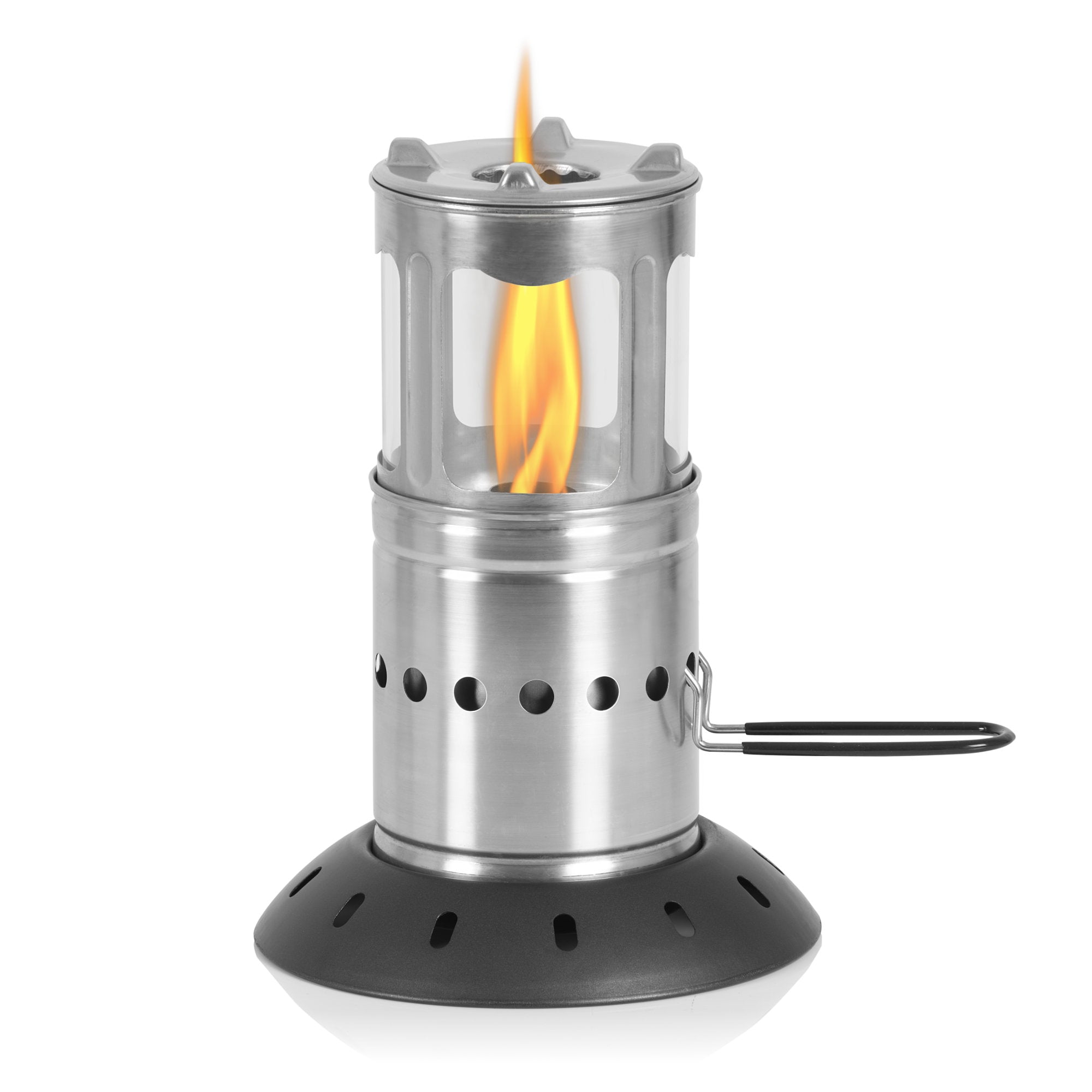 CampFeuer Flammen Zwerg aragaz camping peleti inox cu husa