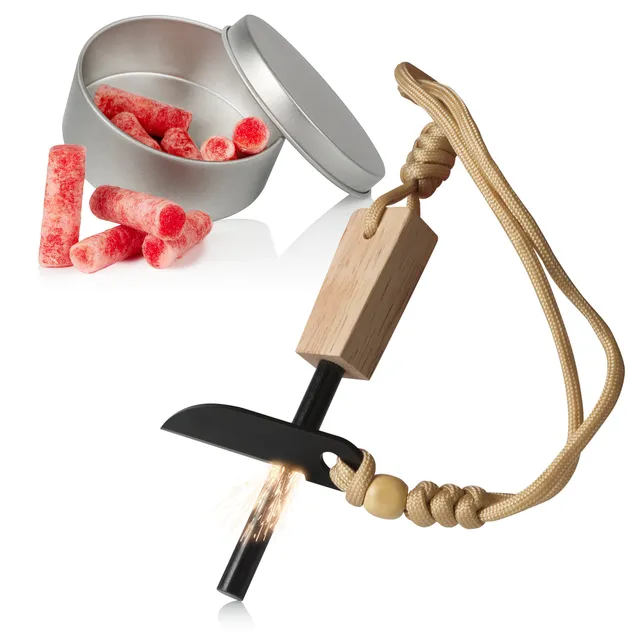 CampFeuer Feuerstahl kit amnar cu aprinzător ceară
