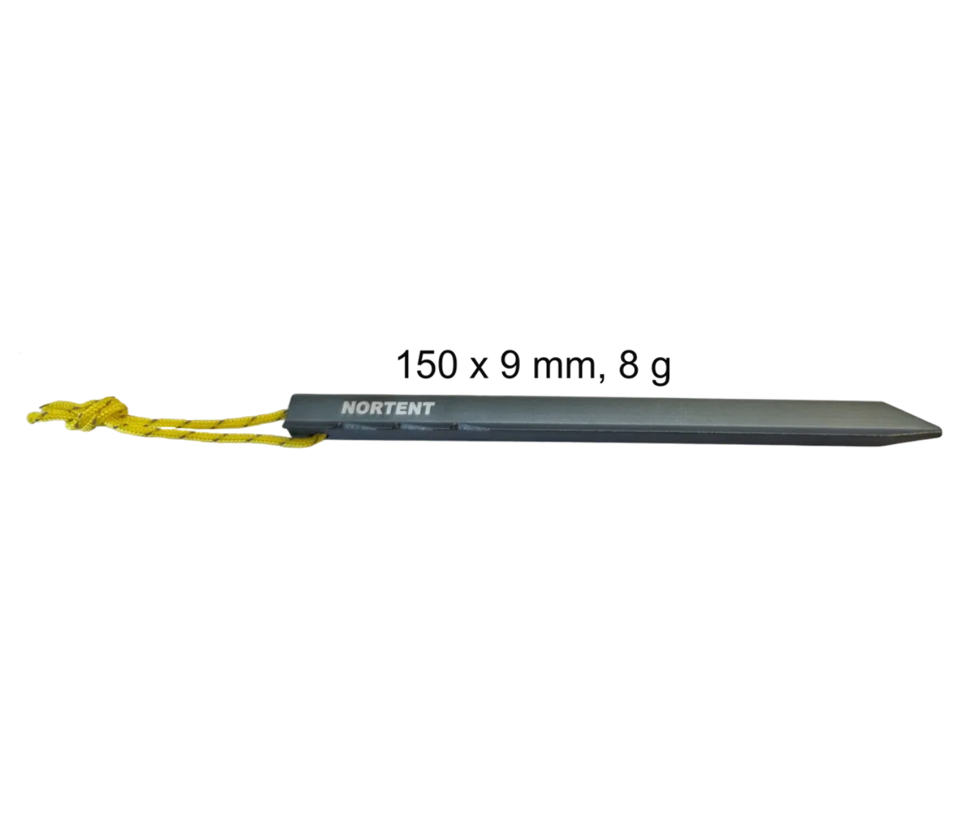Nortent cuie cort aluminiu 10 buc Featherlite 8 g