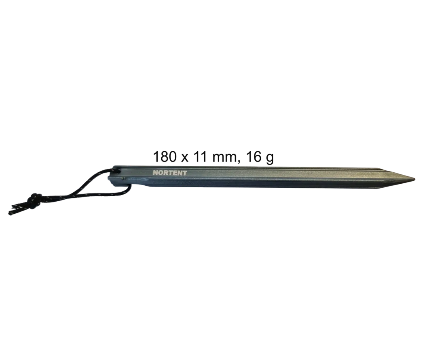 Nortent cuie cort aluminiu 10 buc Featherlite 8 g