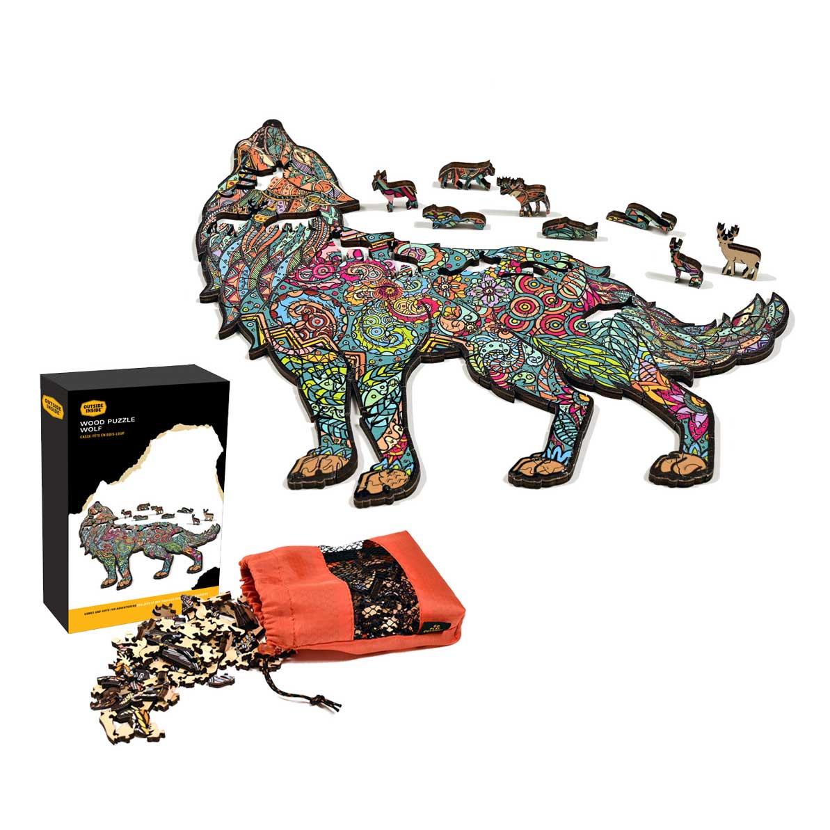 GSI Outdoors Timber Wolf puzzle lemn 188 piese