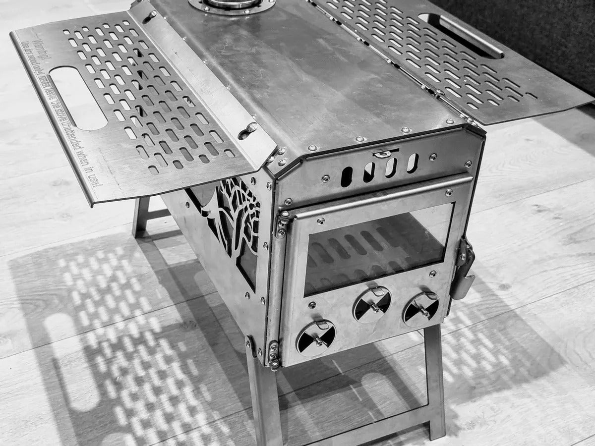 Nortent Stainless Soba cort otel inoxidabil cu rafturi 17 kg