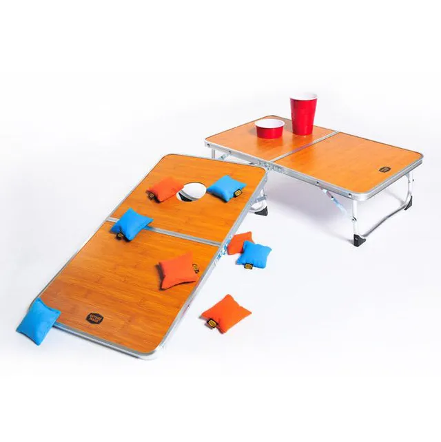 GSI Outdoors Cornhole set joc si mese camping 2in1