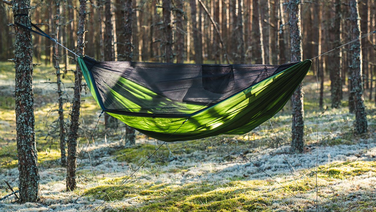 Lesovik Draka Treetop Green hamac cu plasa tantari