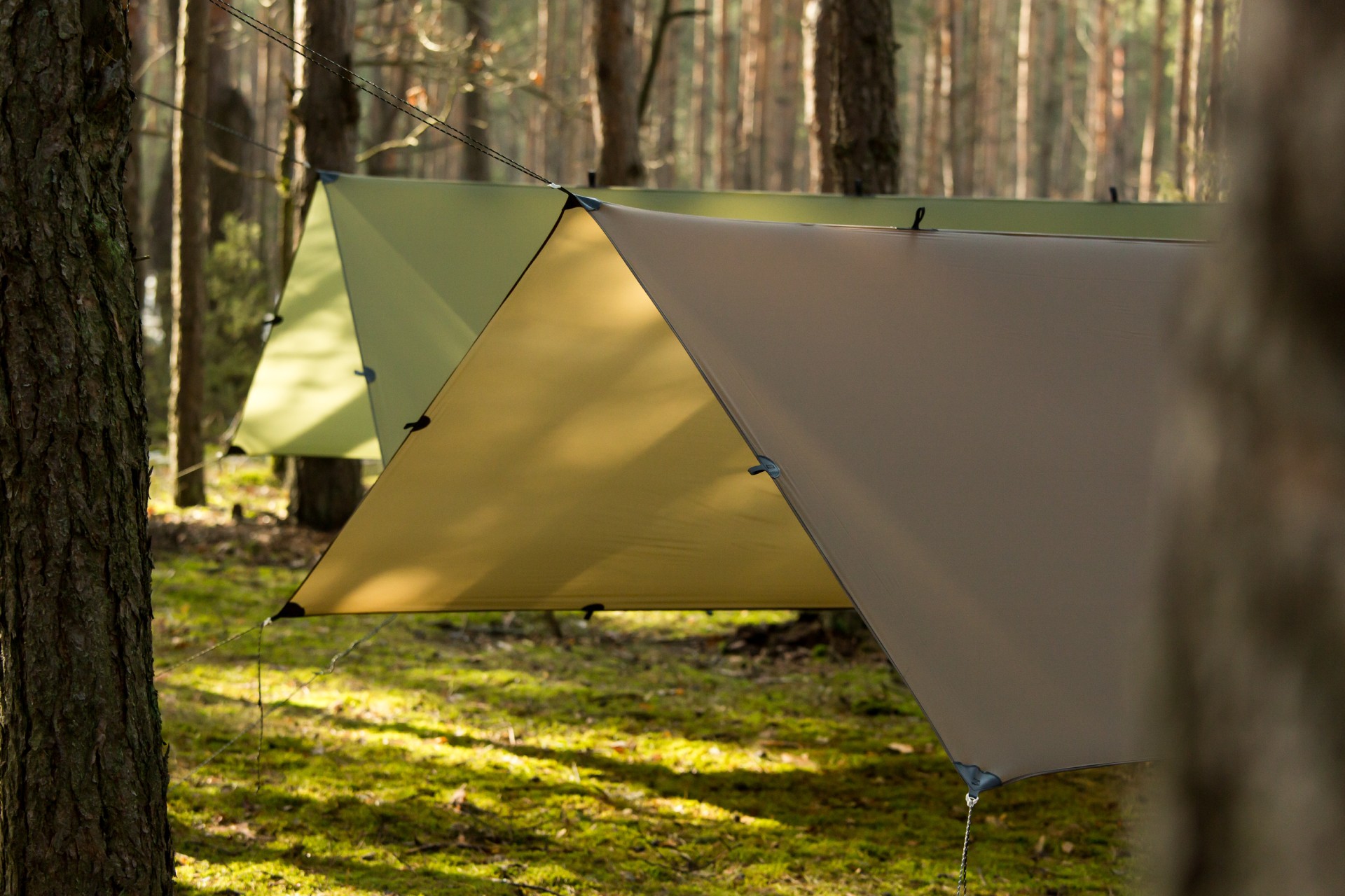 Lesovik Groza prelată camping maro 3x3m 6000mm