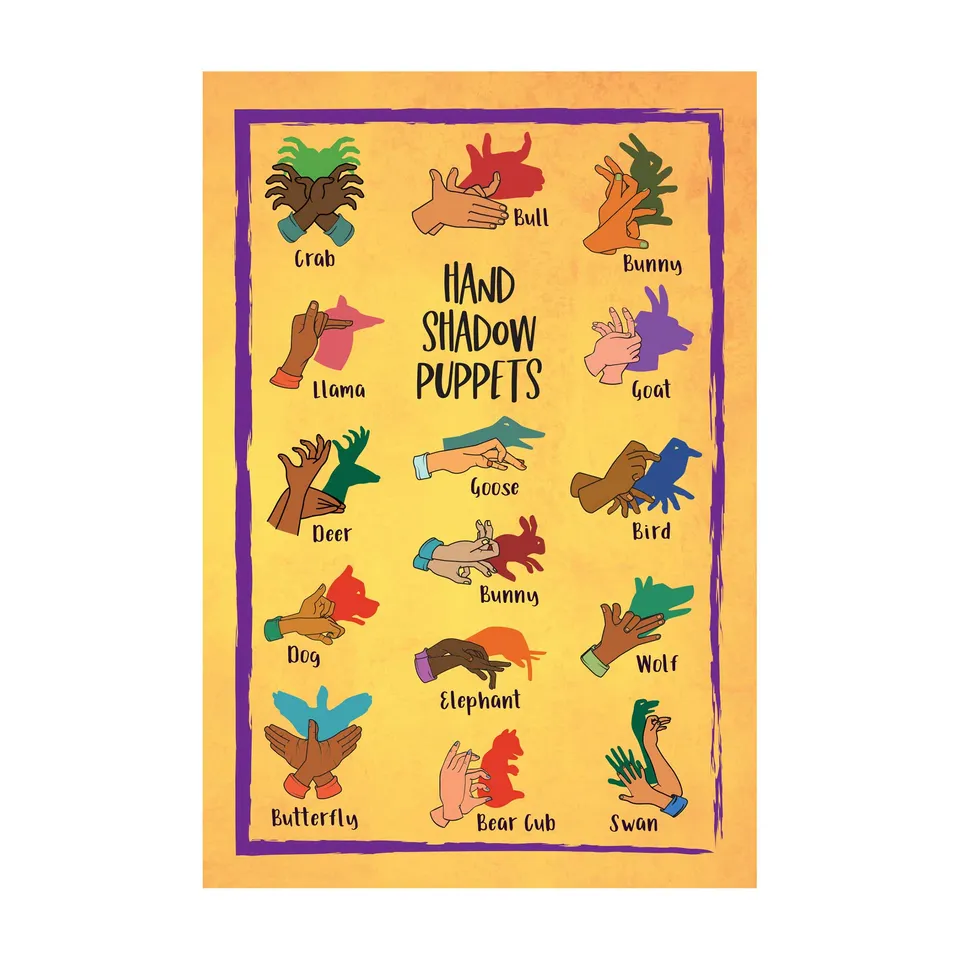 GSI Outdoors Hand Shadow Puppets Mini puzzle 150 piese