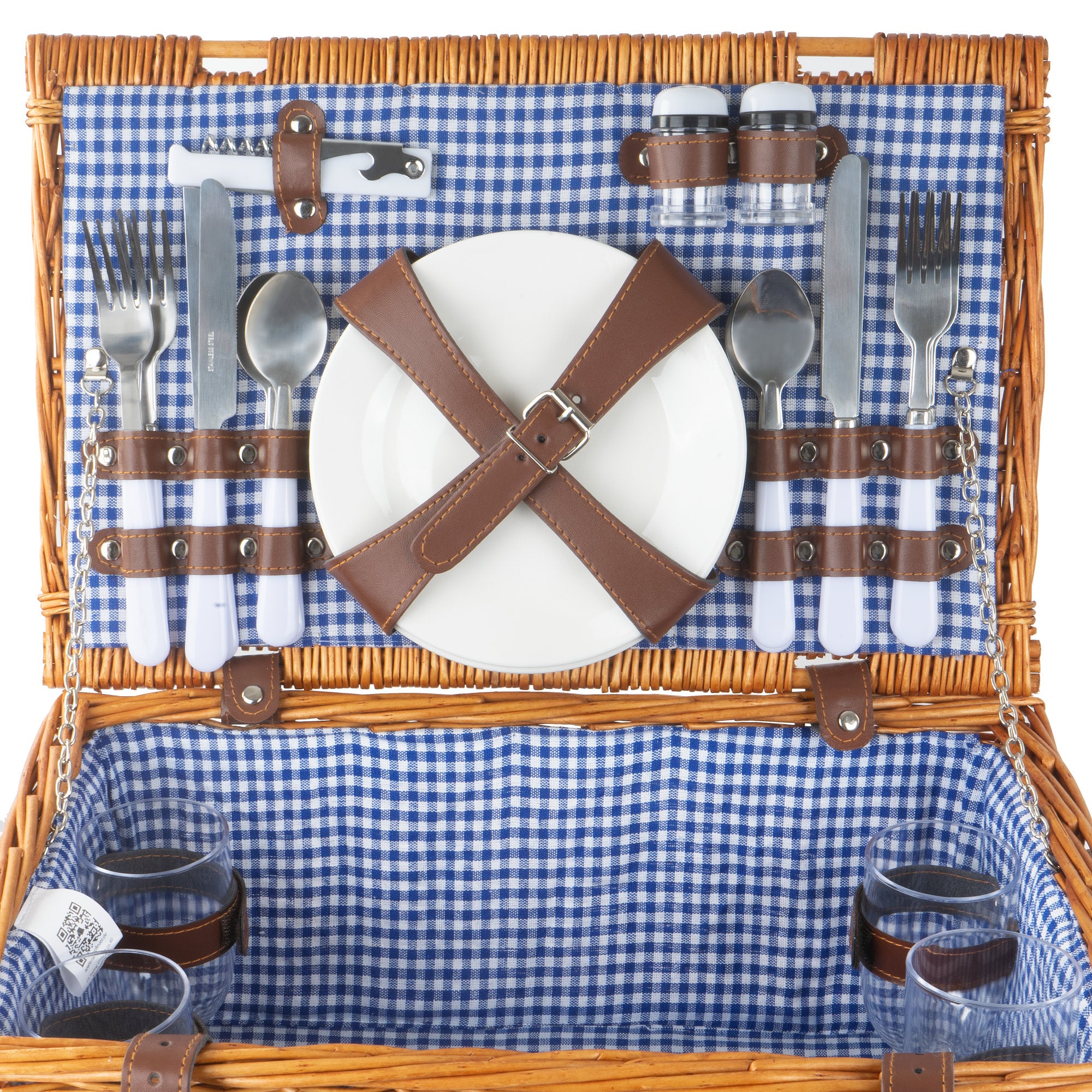 CampFeuer Coș Picnic 4 Persoane 29 Piese