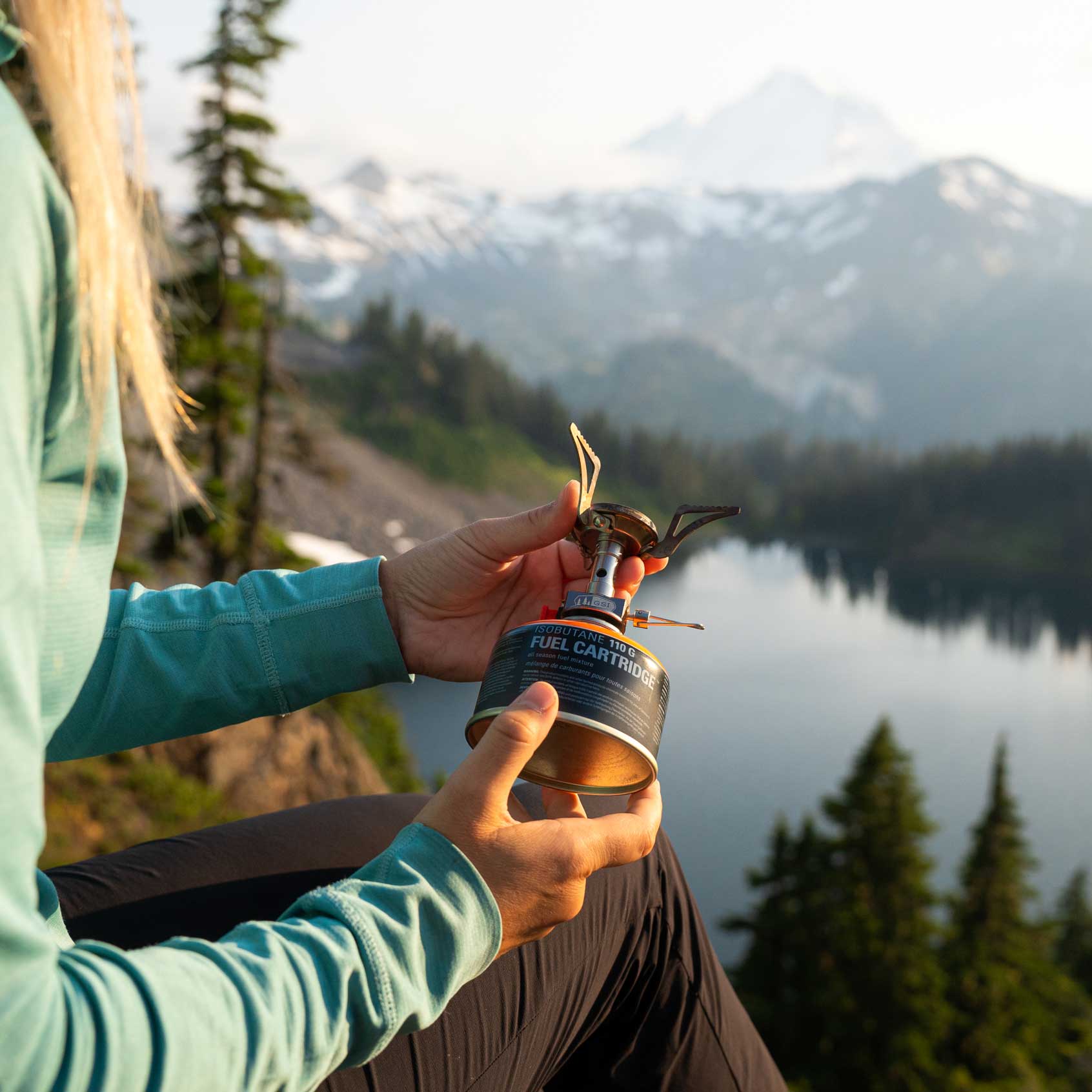 GSI Outdoors Glacier aragaz camping aprindere piezo