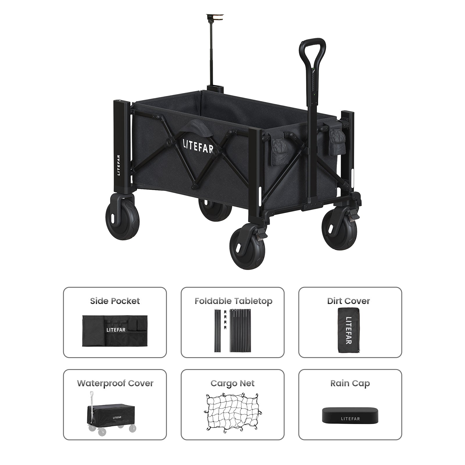 LITEFAR H1 Smart Wagon carucior electric 150L 150 kg