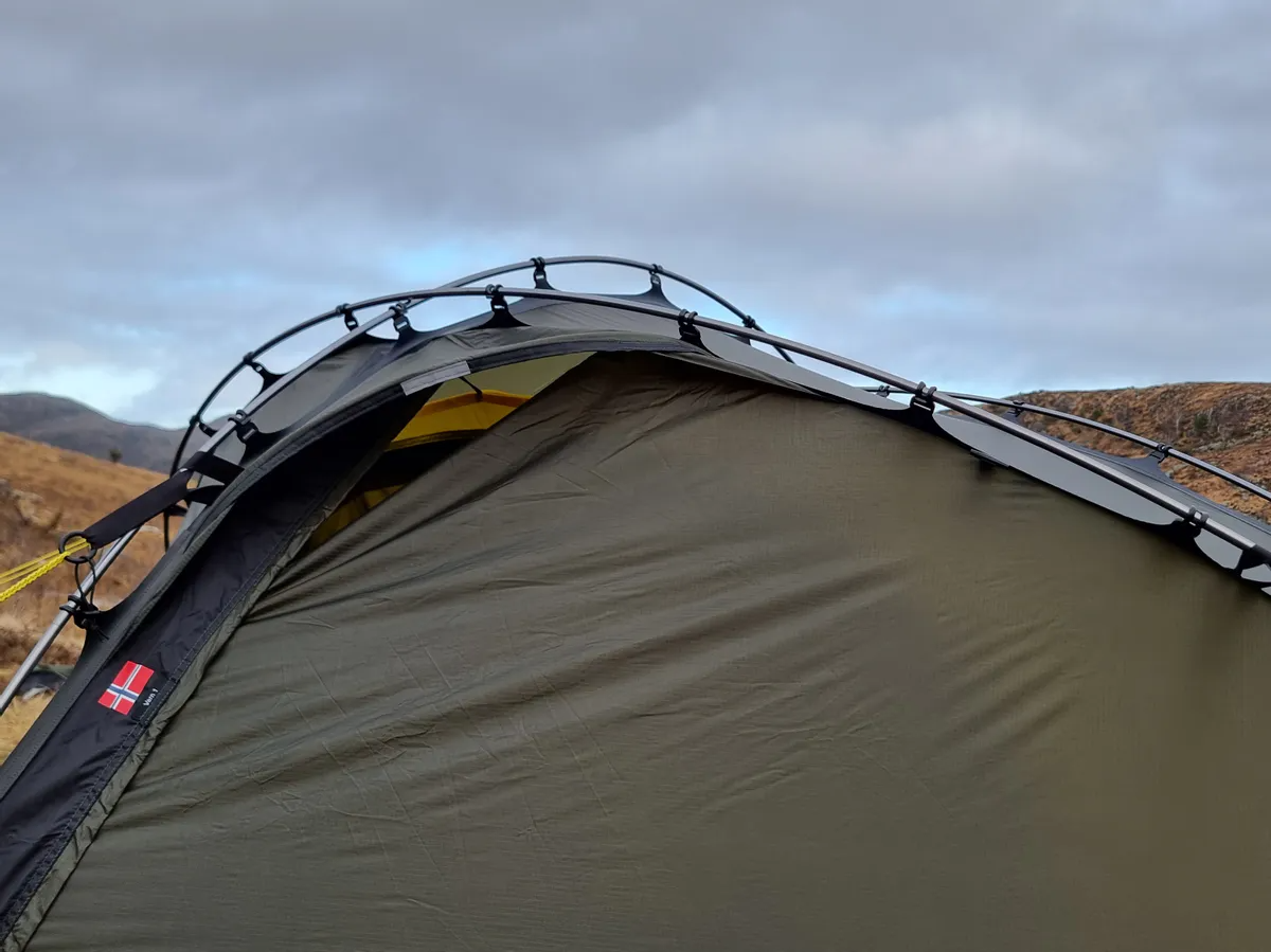 Nortent Vern 1 cort 1 persoana verde army expedition